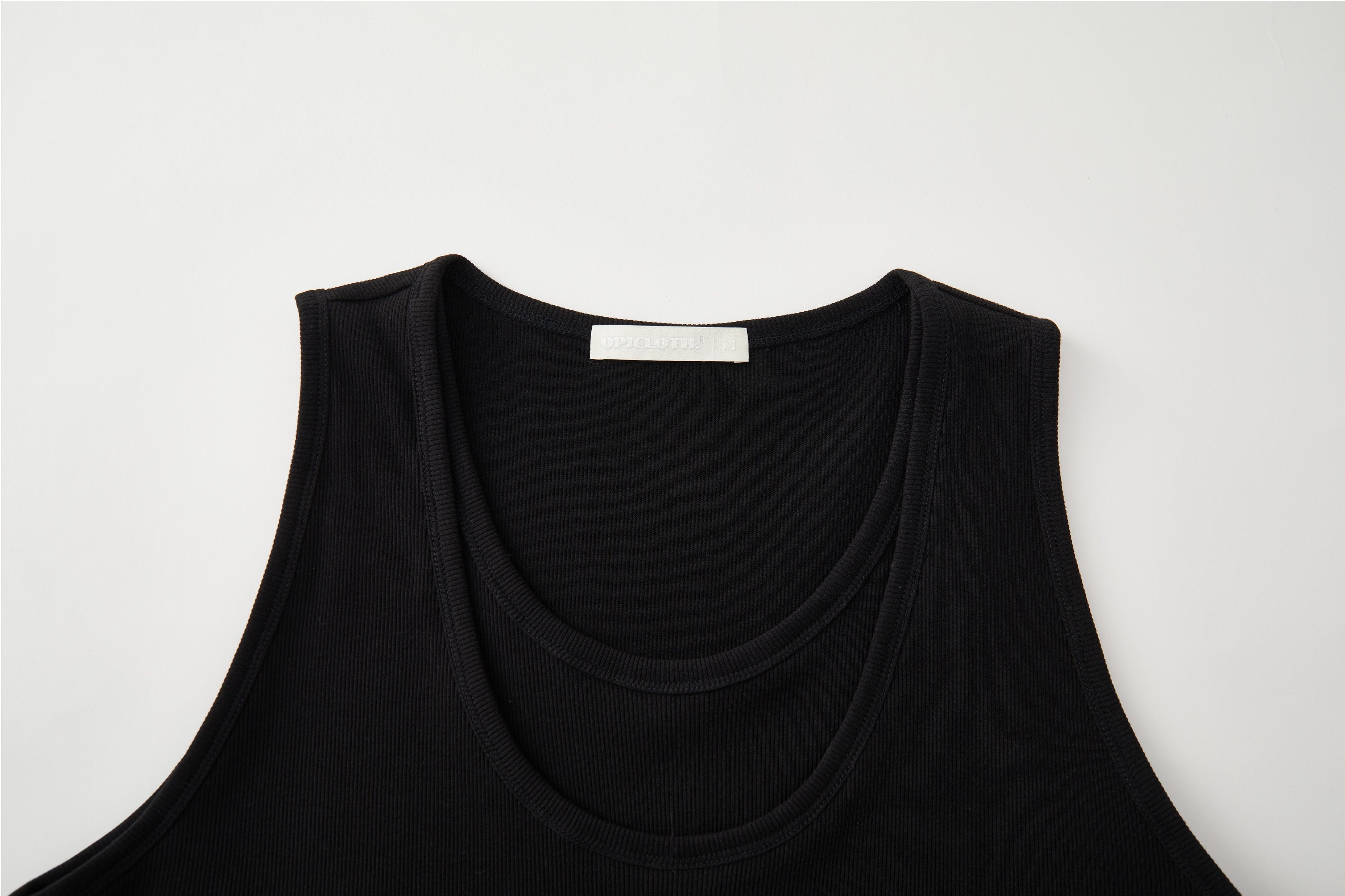 OPICLOTH Double-Layer Ribbed Tank Top, premium urban and streetwear designers apparel on PROJECTISR.com, OPICLOTH