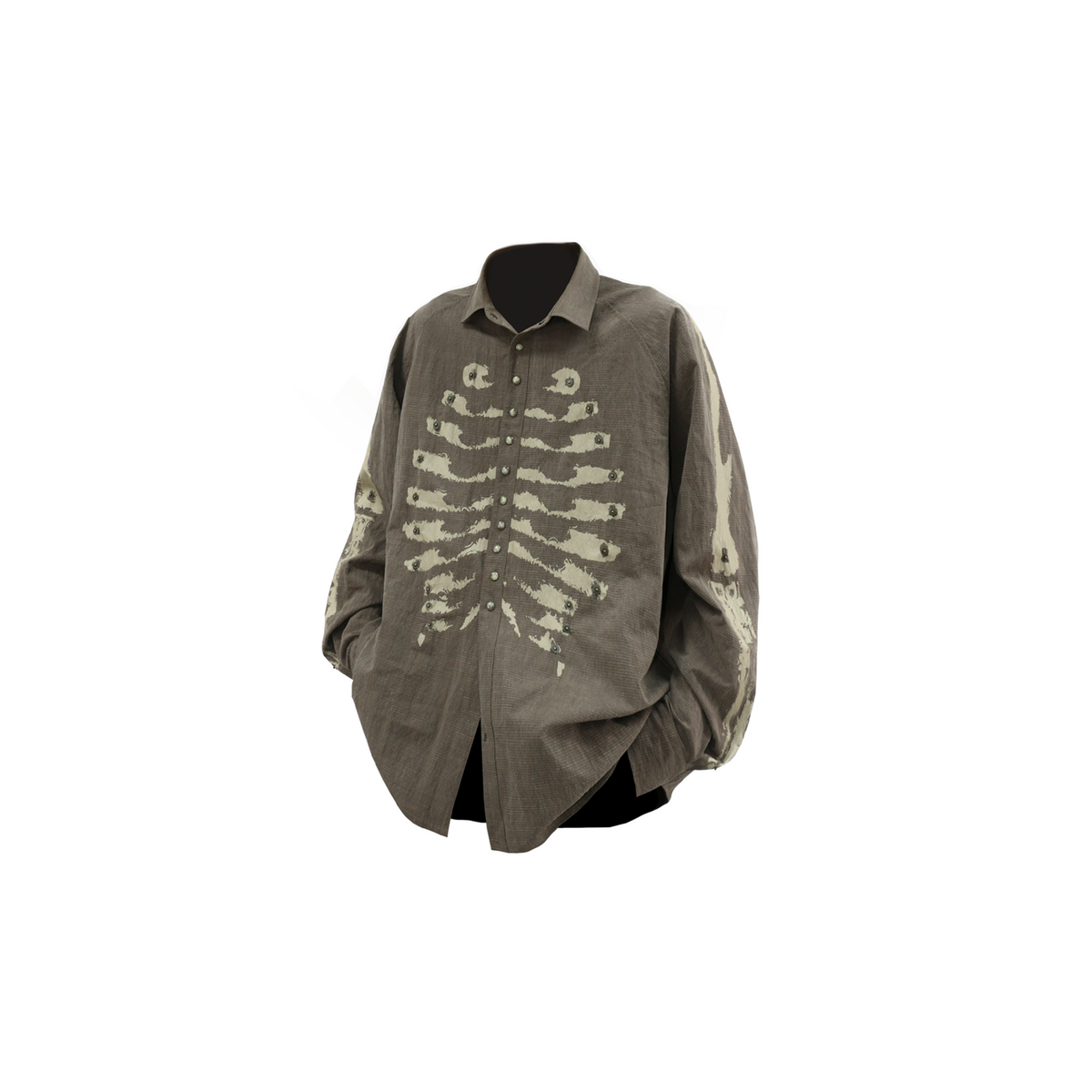 RELABEL Studded Oversized Long-Sleeve Shirt