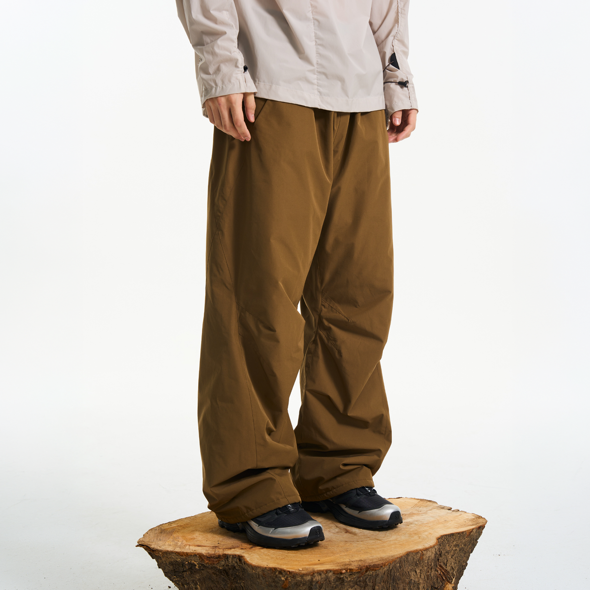 HALCYON Crinkled Insulated Parachute Pants