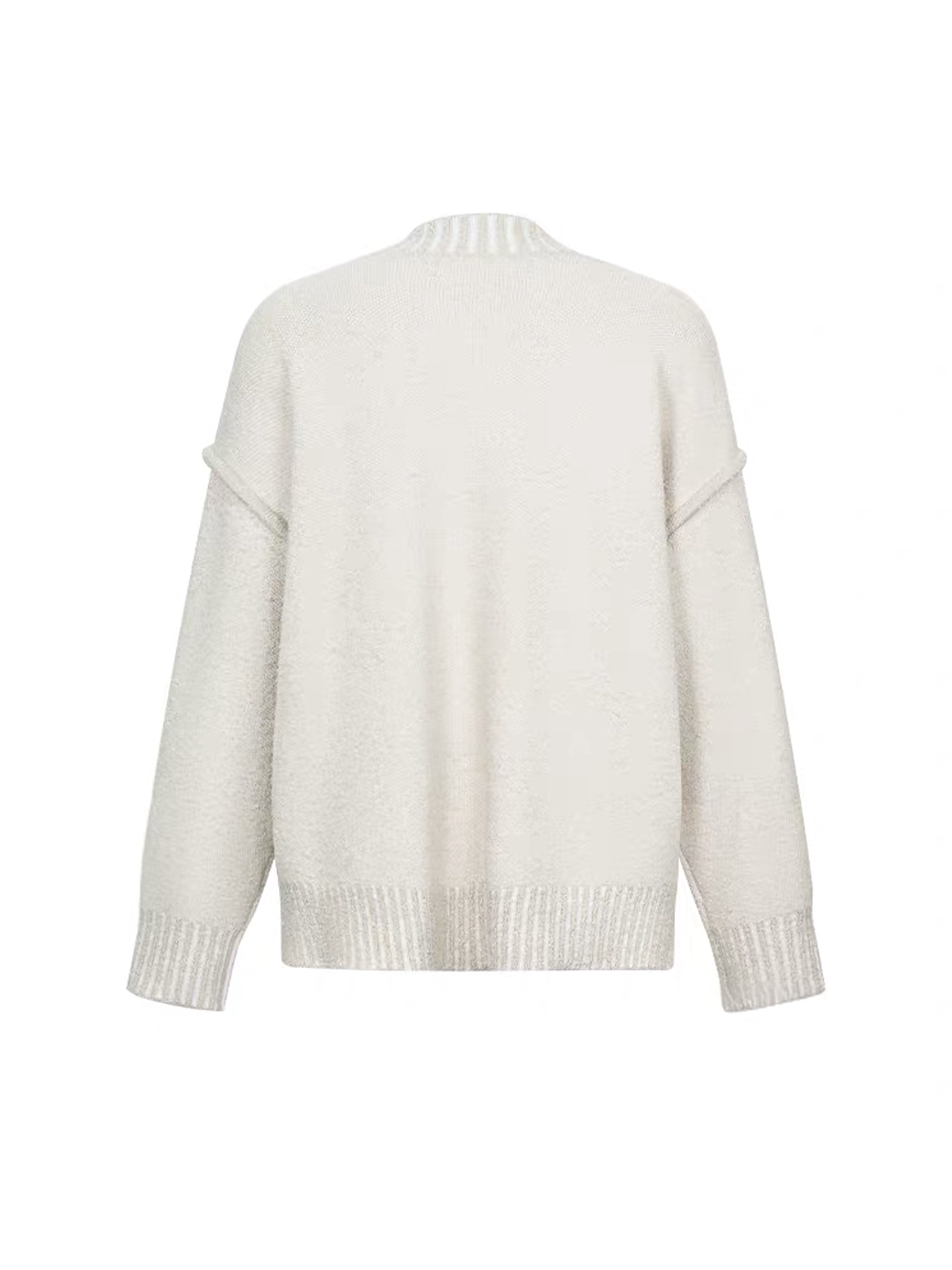 TIWILLTANG Retro Oversized V-Neck Sweater