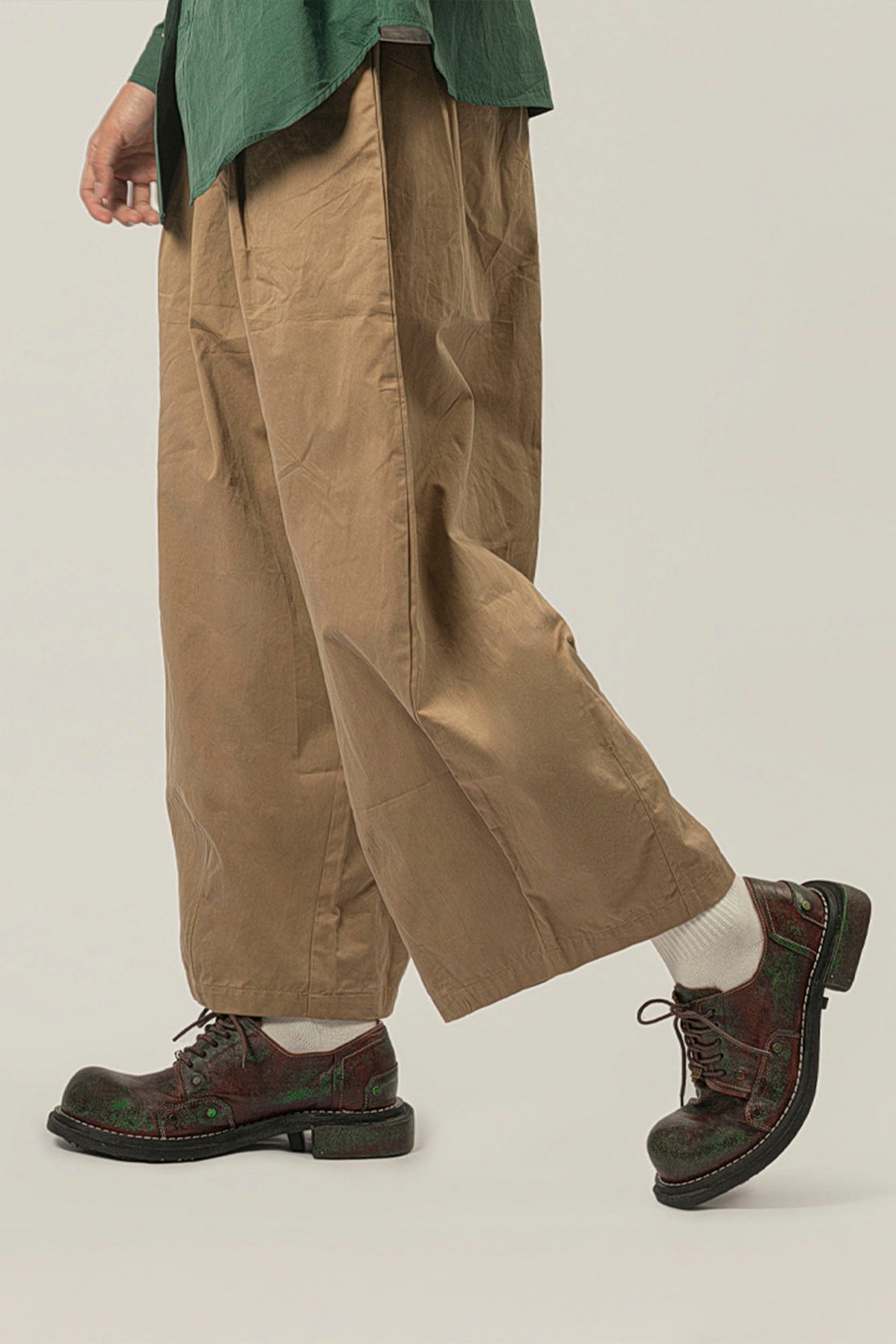 REWRITE Rusted Leather Rivet Derby Shoes, premium urban and streetwear designers apparel on PROJECTISR.com, REWRITE