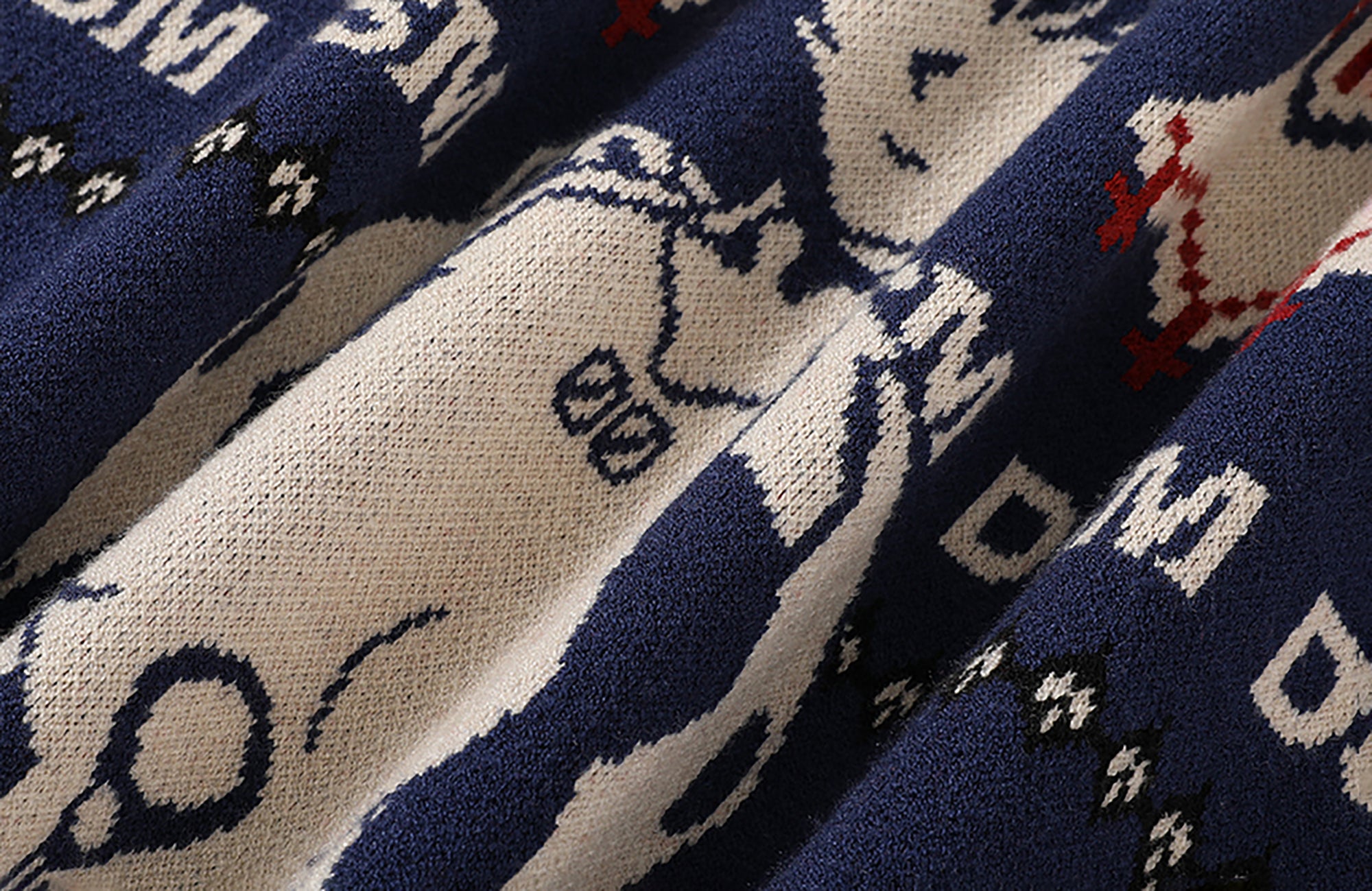DONSMOKE x EVA Jacquard Graphic Sweater