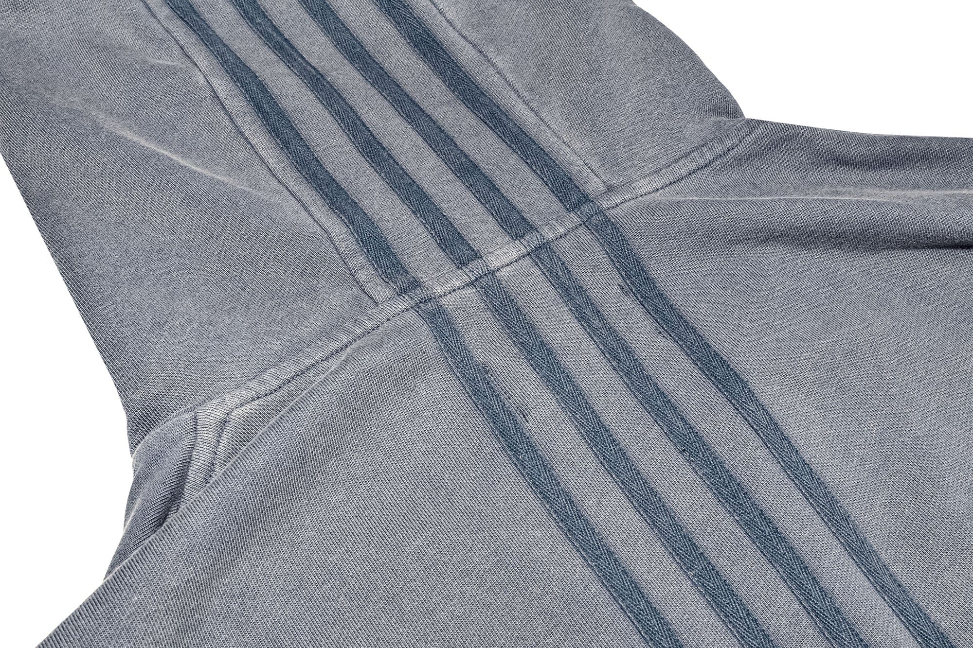 国内で当店のみ LCE - Striped V-Neck Cropped Hoodie LCE Distressed Striped V-Neck Cropped Hoodie
