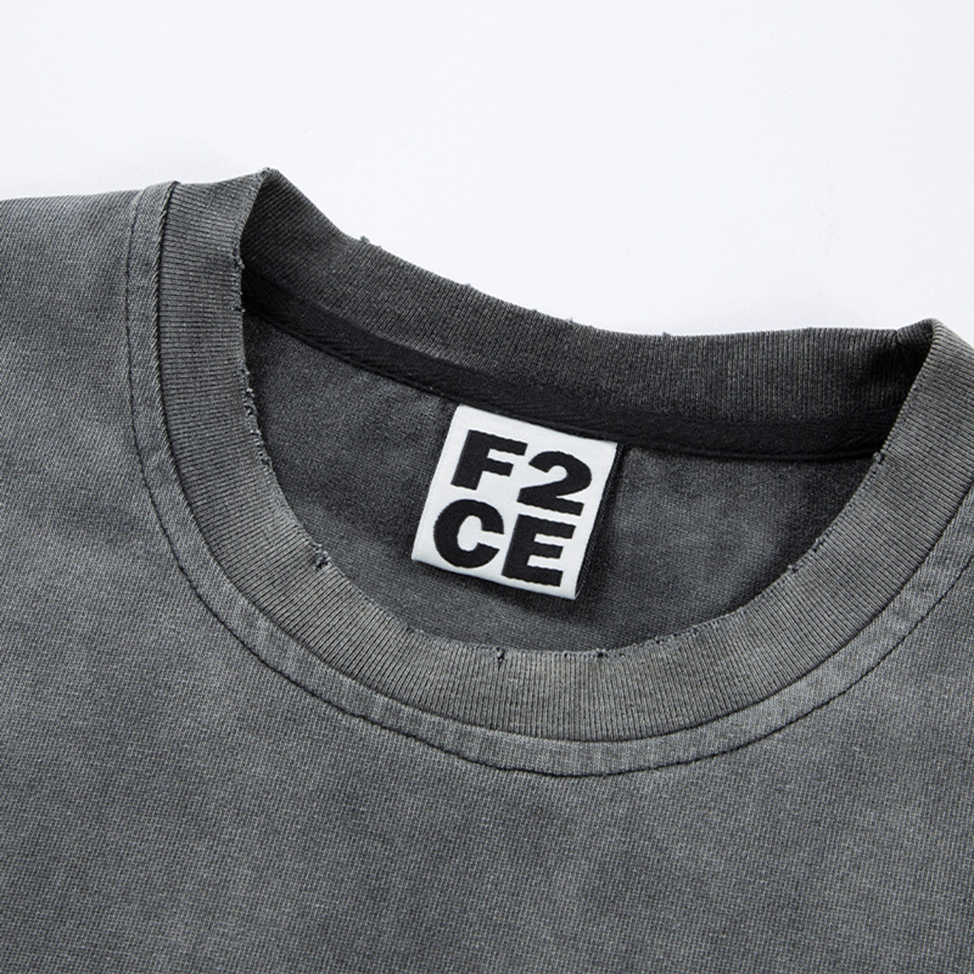 F2CE Distressed Layered Washed Long-Sleeve Tee