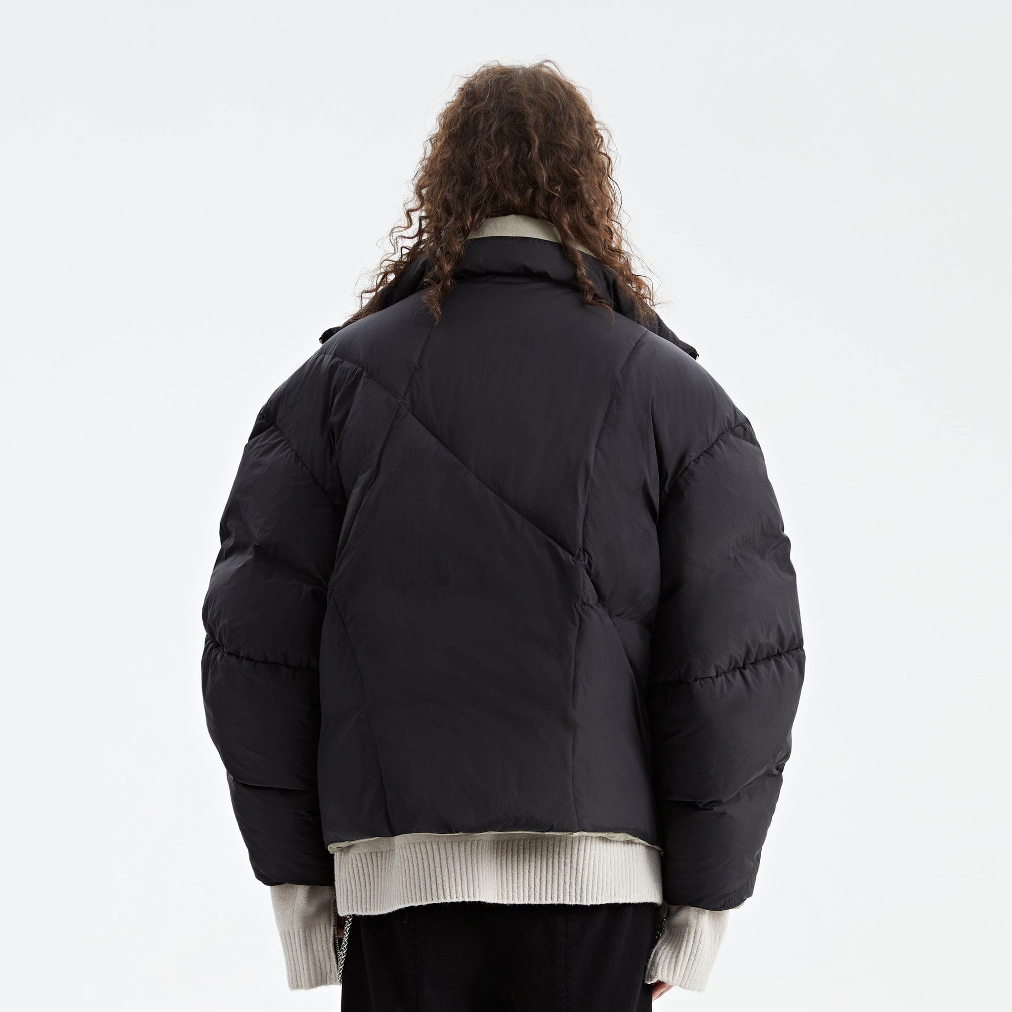 ORGANIC EMOTION Reversible Oversized Waterproof Down Jacket