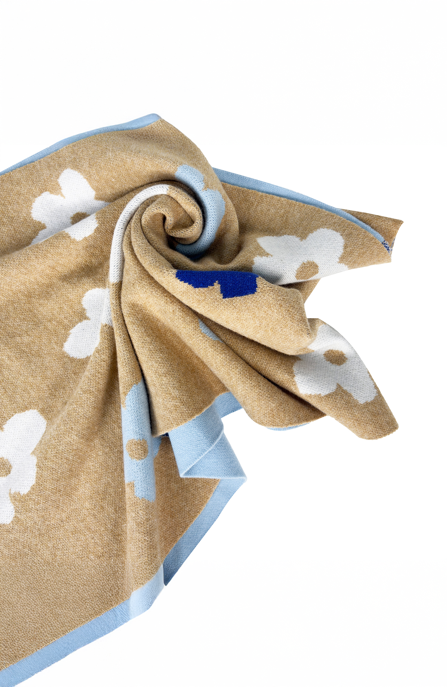 MIICHOUS Floral Jacquard Contrast Scarf, premium urban and streetwear designers apparel on PROJECTISR.com, MIICHOUS