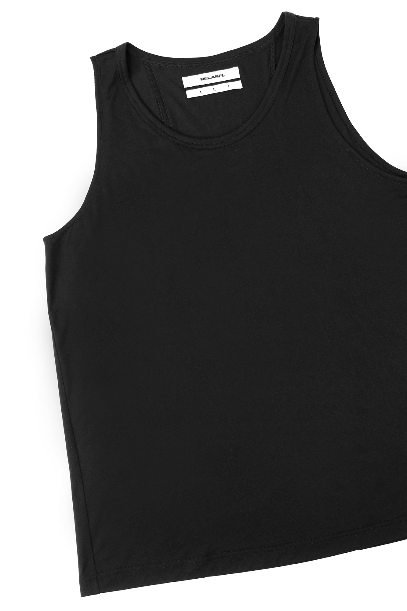 RELABEL Tencel Wool Hooded Ruched Tank Top, premium urban and streetwear designers apparel on PROJECTISR.com, RELABEL