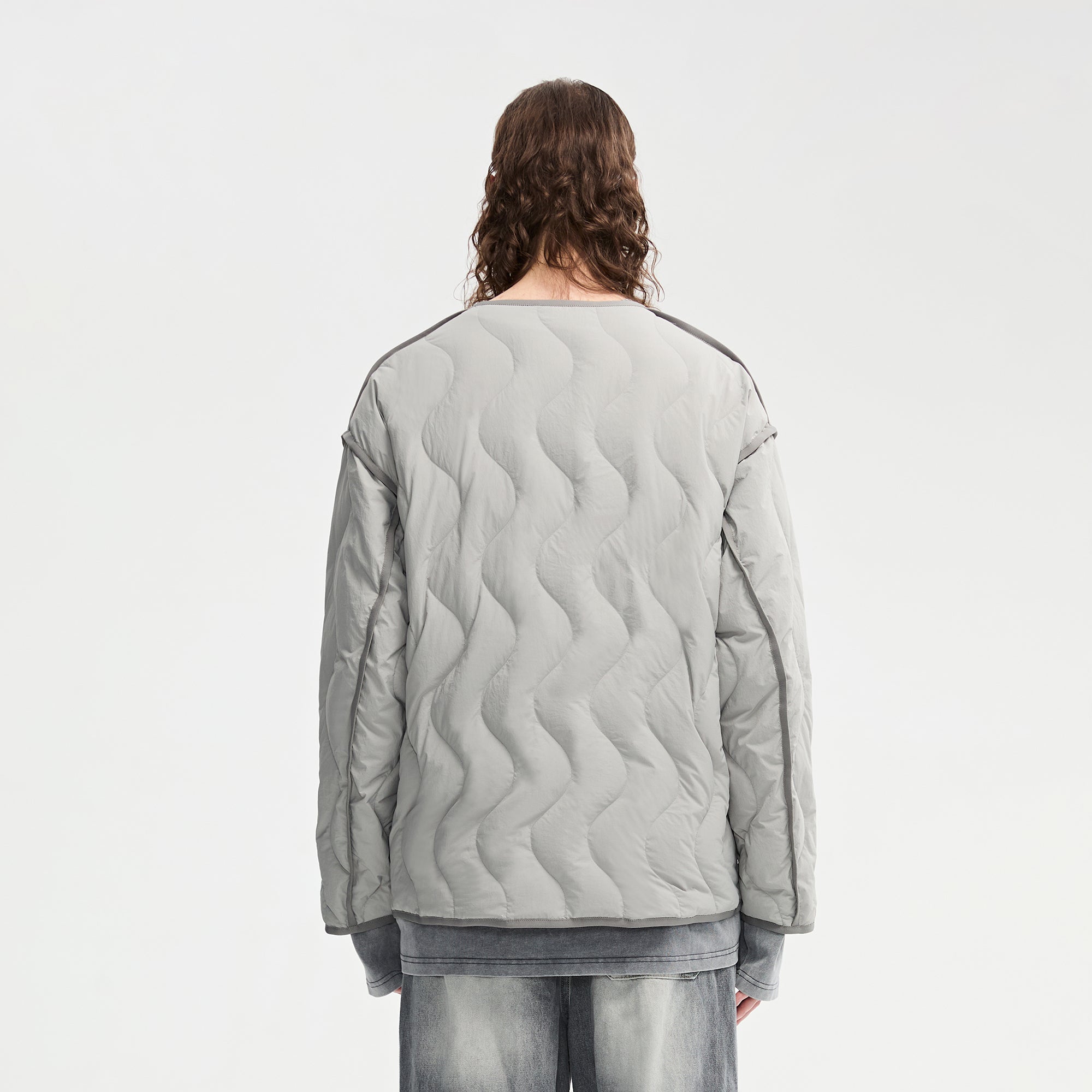 ORGANIC EMOTION Classic Reversible Quilted Down Jacket