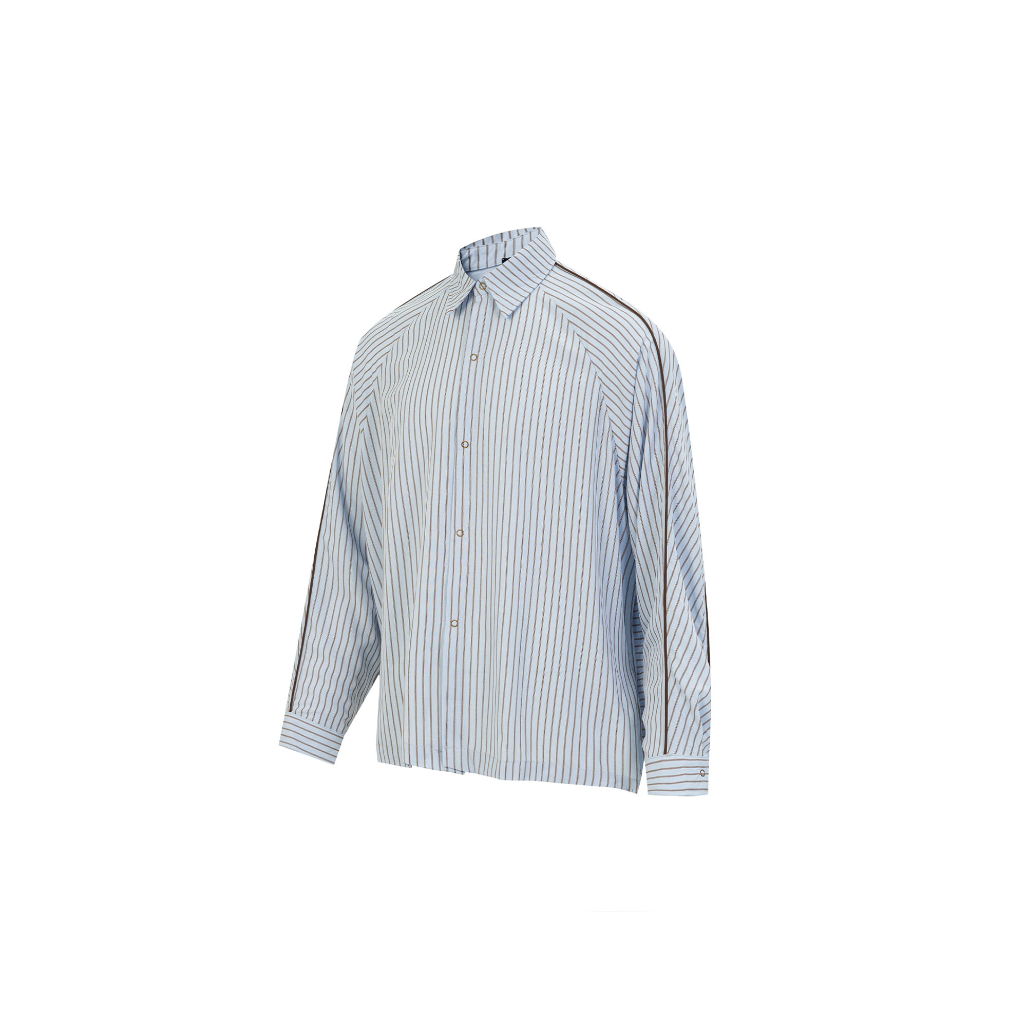 OVDY Minimal Stripe Long-Sleeve Shirt, premium urban and streetwear designers apparel on PROJECTISR.com, DVDY