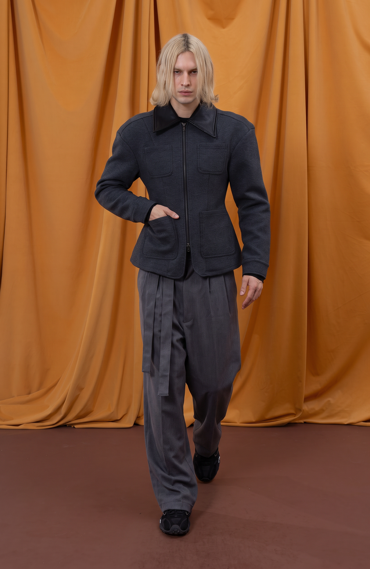 CLP Retro Multi-Pocket Collar Cinched Jacket