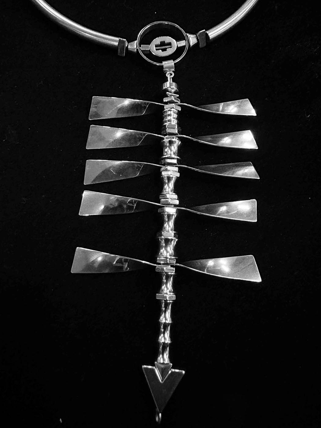 ILLUSORY Spine Necklace, premium urban and streetwear designers apparel on PROJECTISR.com, ILLUSORY