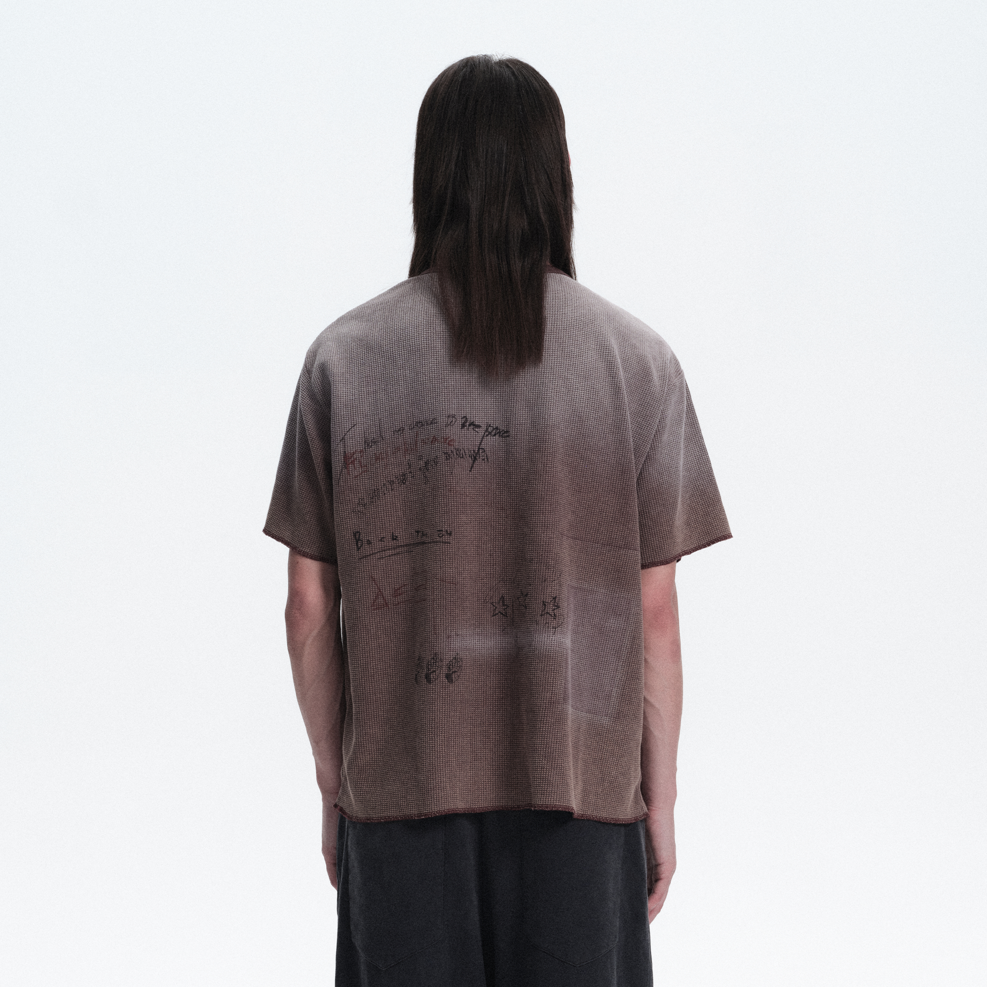 RICHILL Waffle Portrait Gradient Graphic Tee