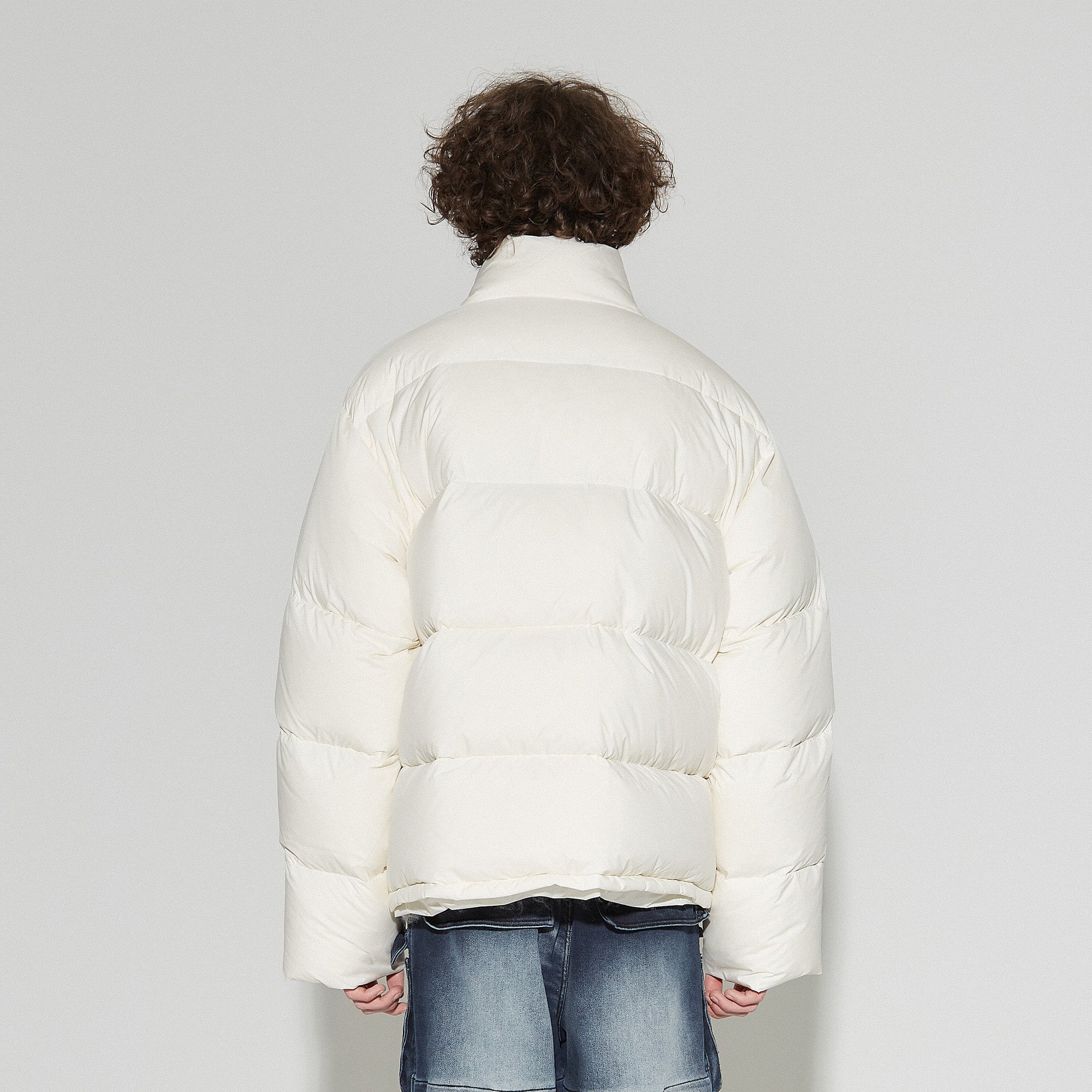 VANN VALRENCE Classic Stand-Collared Duck-Down Oversized Jacket
