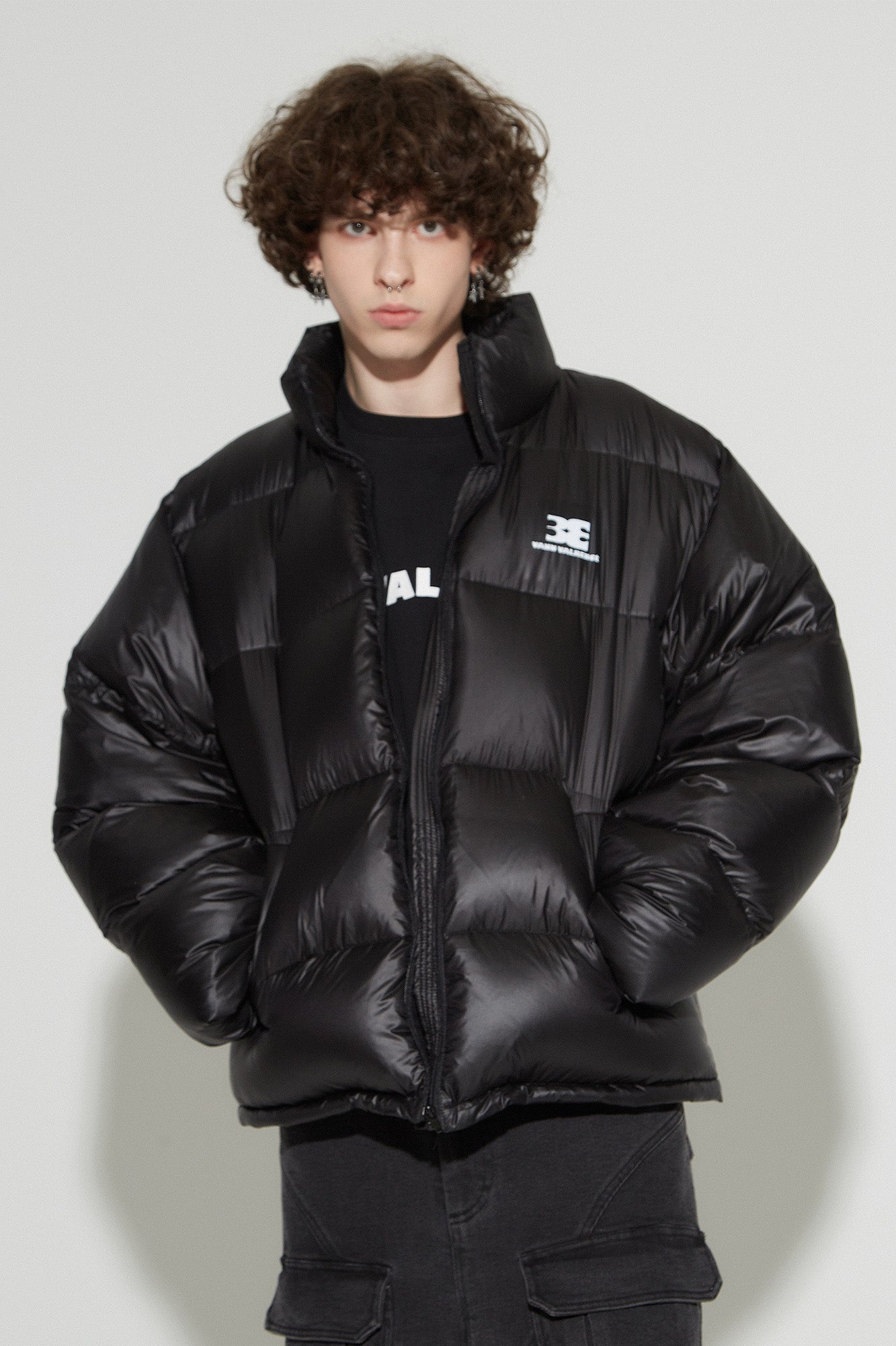 VANN VALRENCE Classic Stand-Collared Duck-Down Oversized Jacket