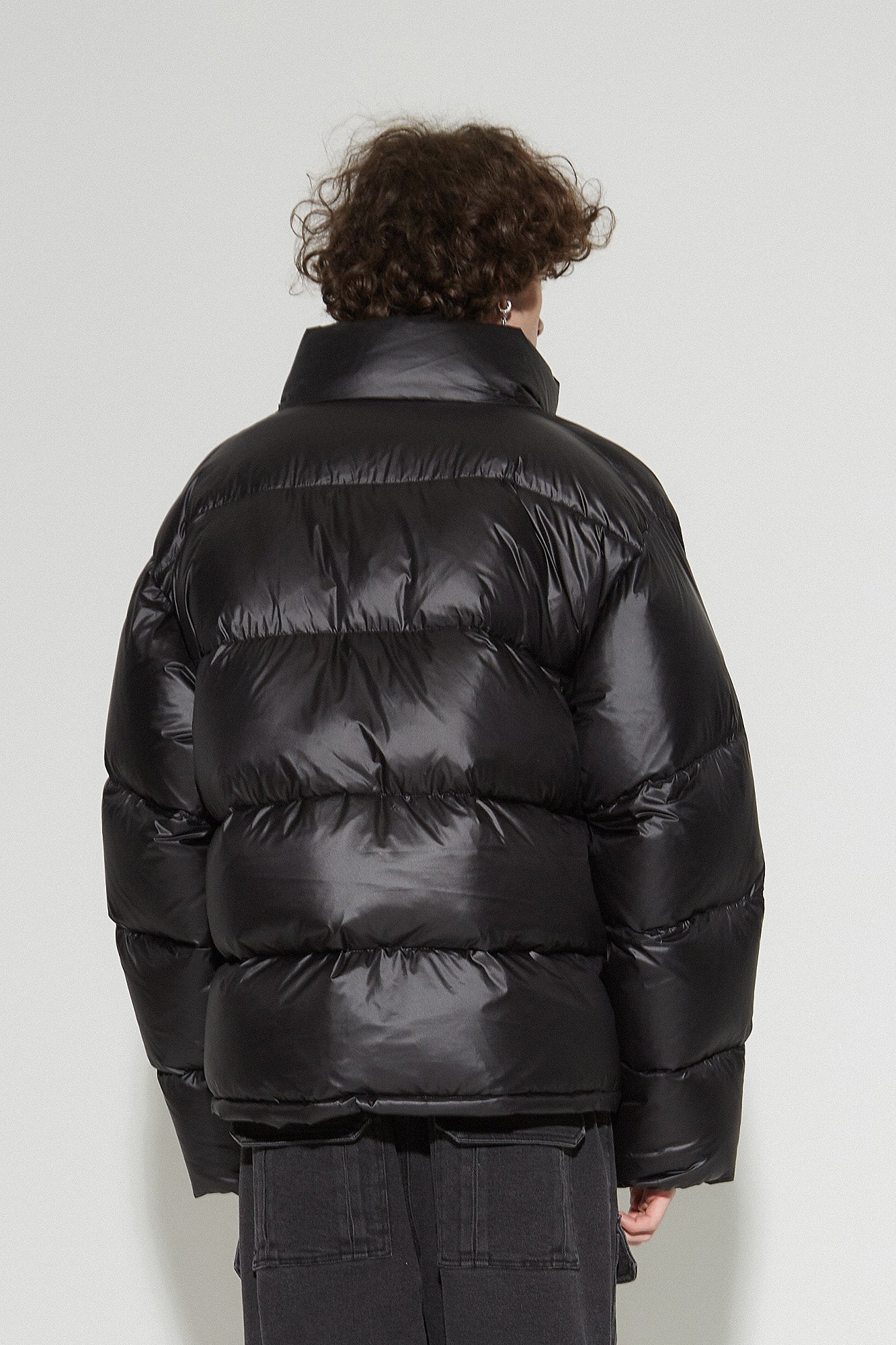 VANN VALRENCE Classic Stand-Collared Duck-Down Oversized Jacket