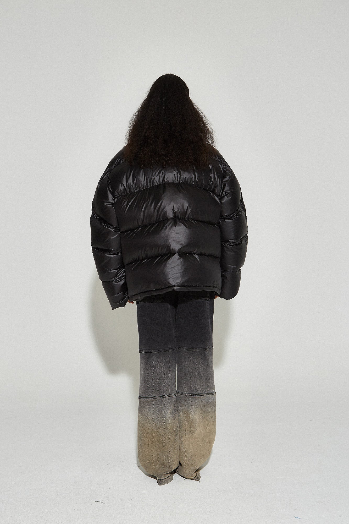 VANN VALRENCE Classic Stand-Collared Duck-Down Oversized Jacket
