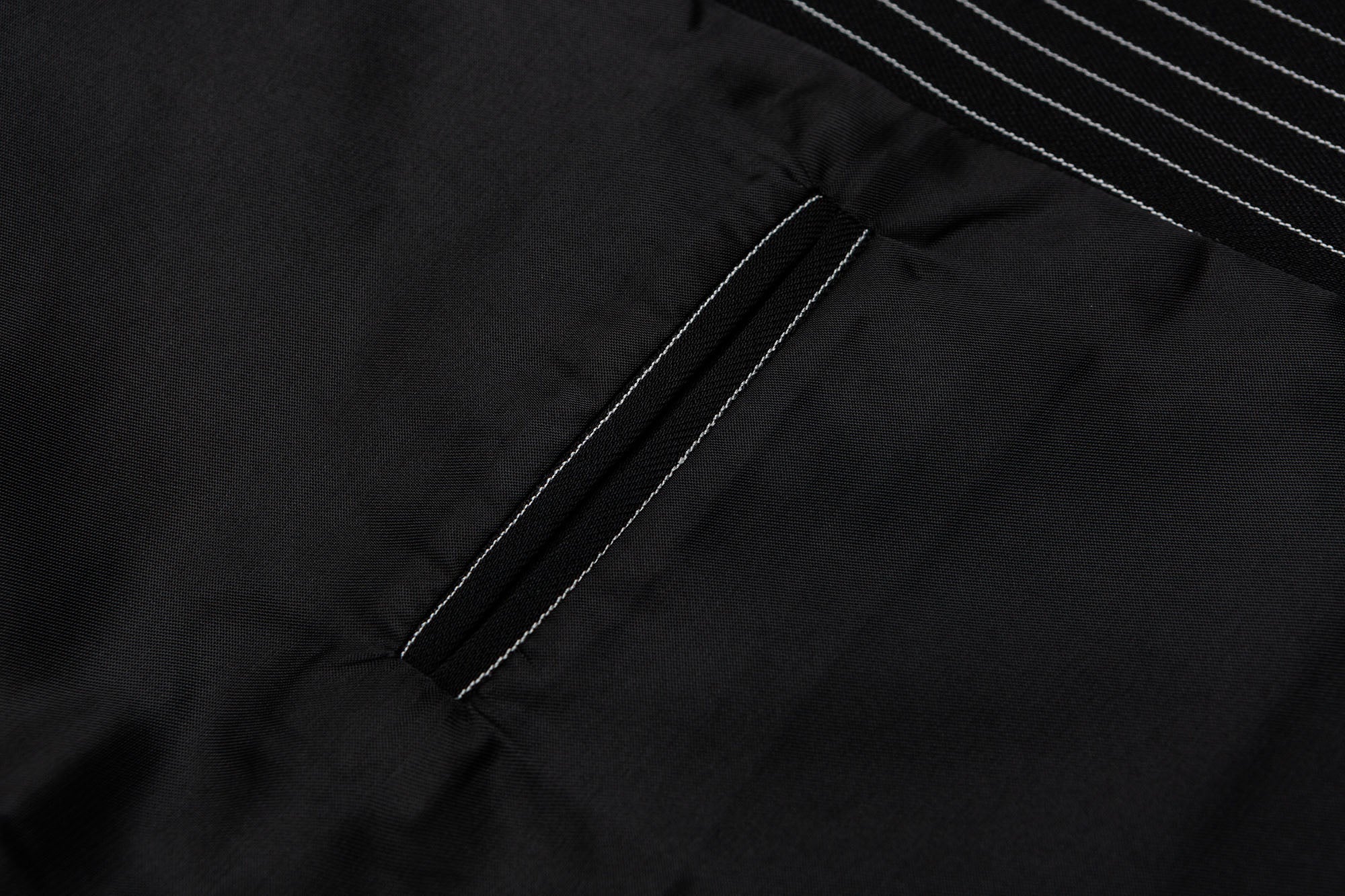 ME DA IGUAL Stripe Notched Lapel Oversized Blazer