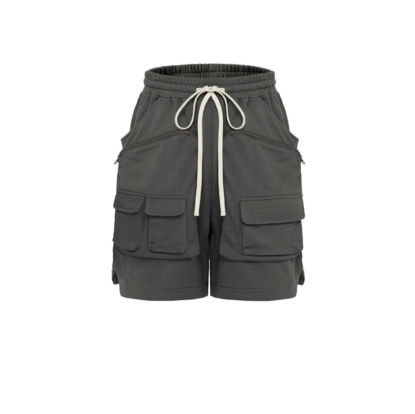 F2CE Modern Multi Pockets Zipper Shorts, premium urban and streetwear designers apparel on PROJECTISR.com, F2CE