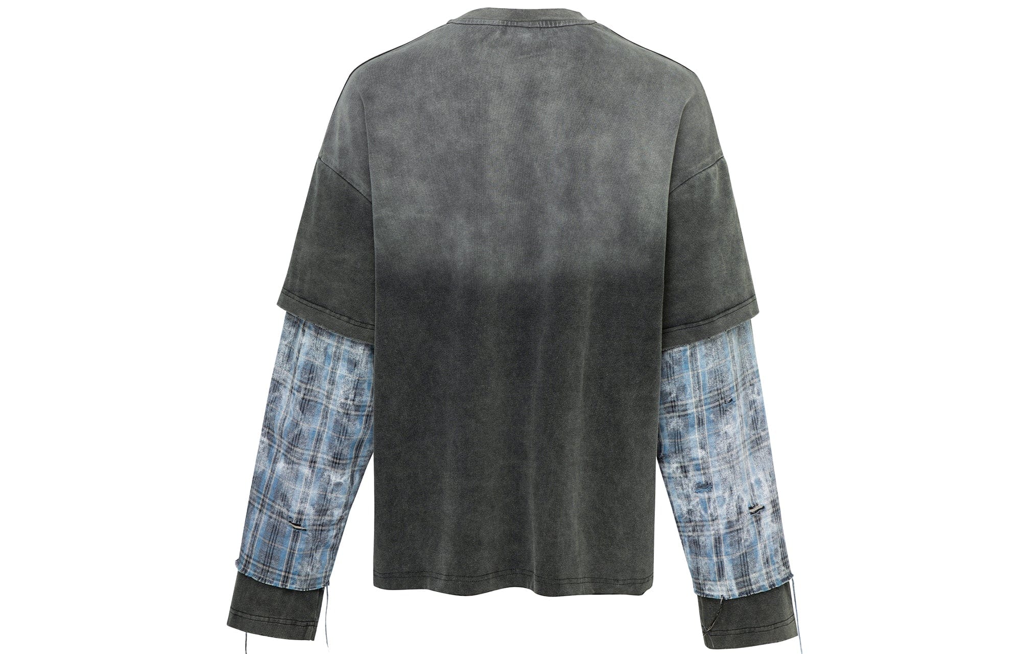 F2CE Distressed Layered Washed Long-Sleeve Tee