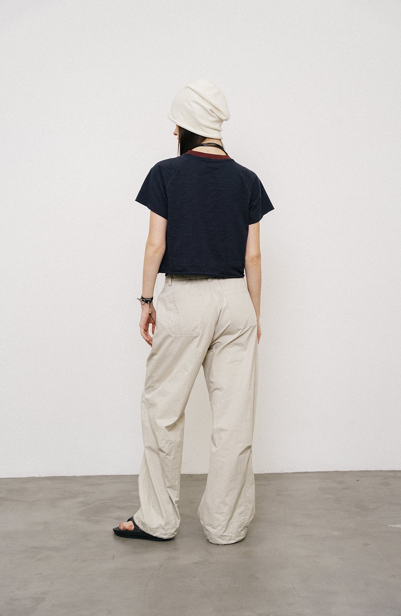 ROARINGWILD A ARCH Essential Drawstring Parachute Pants