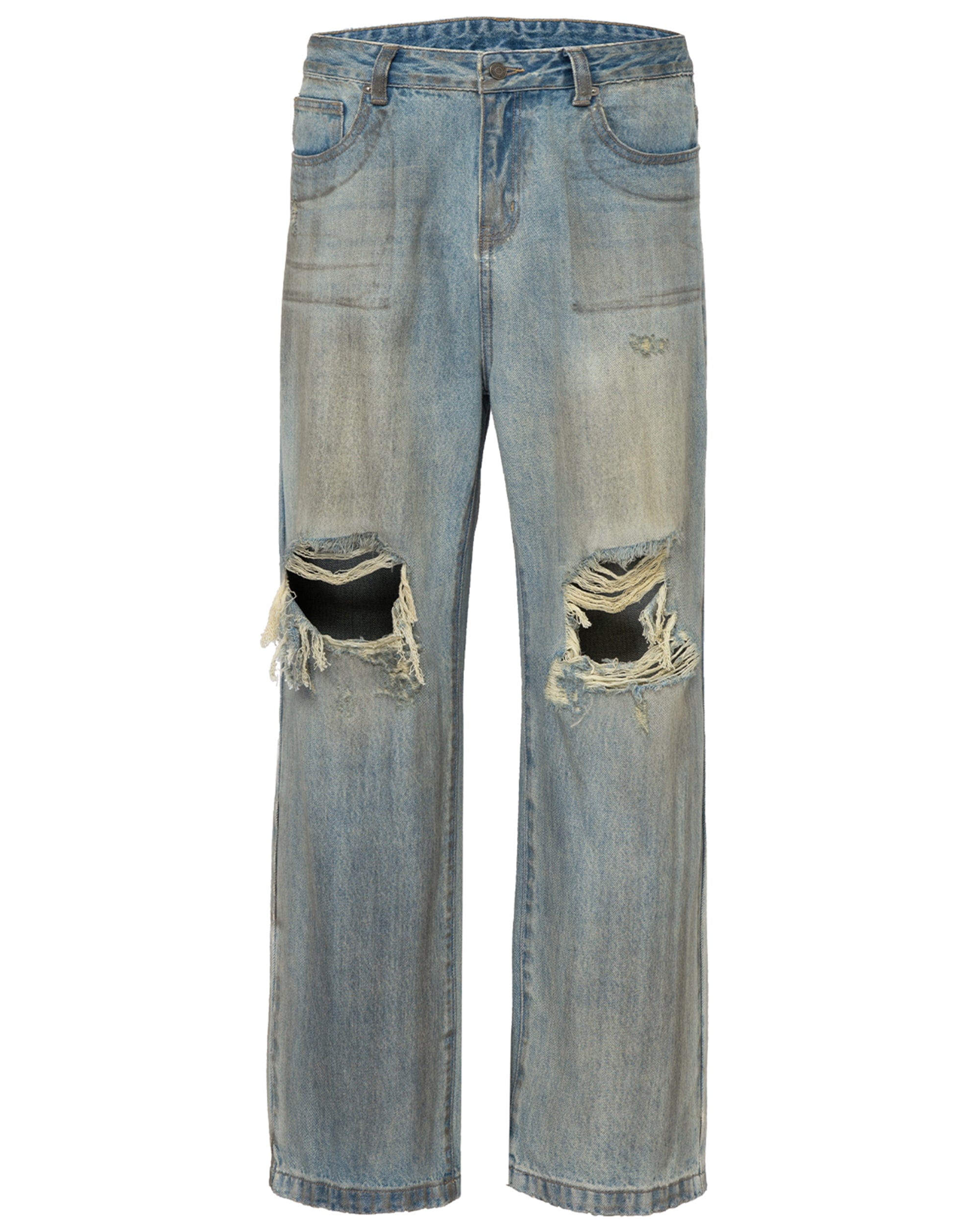 F2CE Classic Washed Ripped Jeans