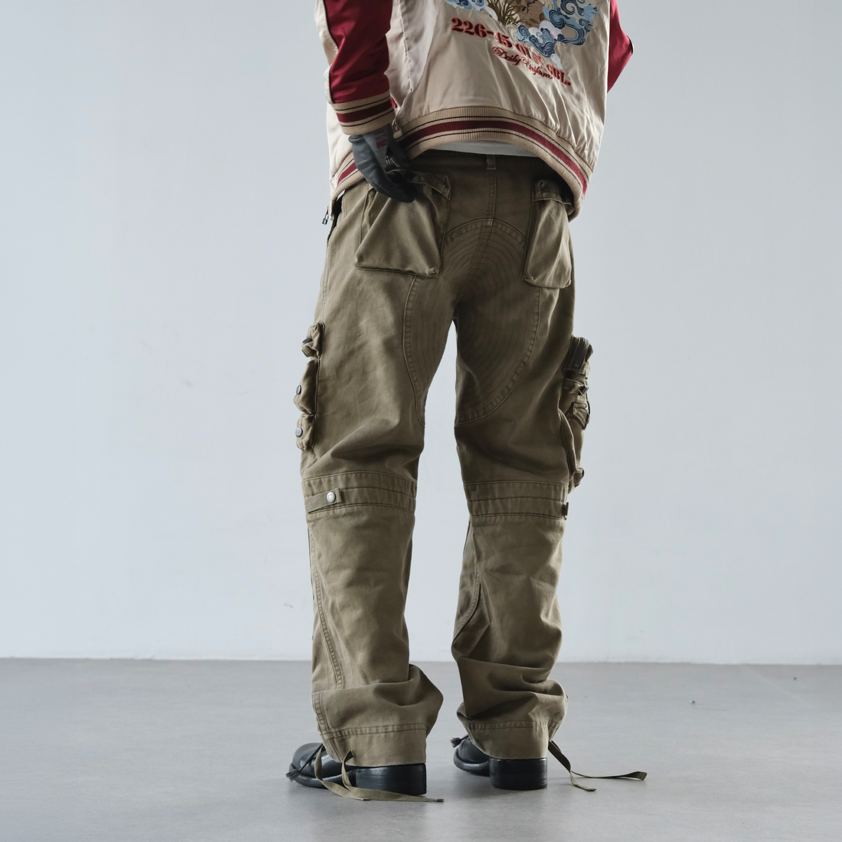NEIGBORL Washed Cargo Pocket Pants
