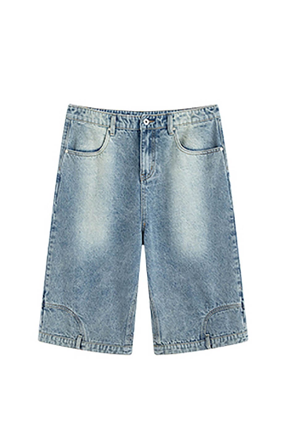 KREATE Inverted Denim Shorts