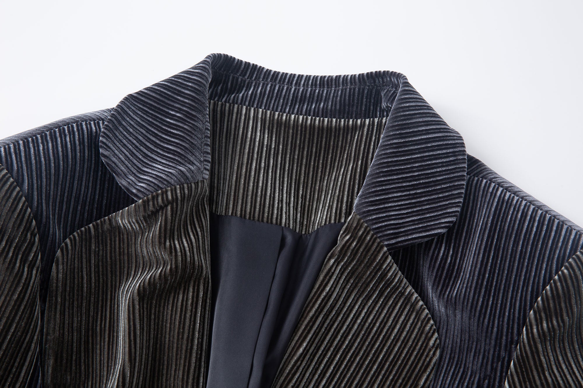 TUIMU Corduroy Contrast Panel Blazer, premium urban and streetwear designers apparel on PROJECTISR.com, TUIMU