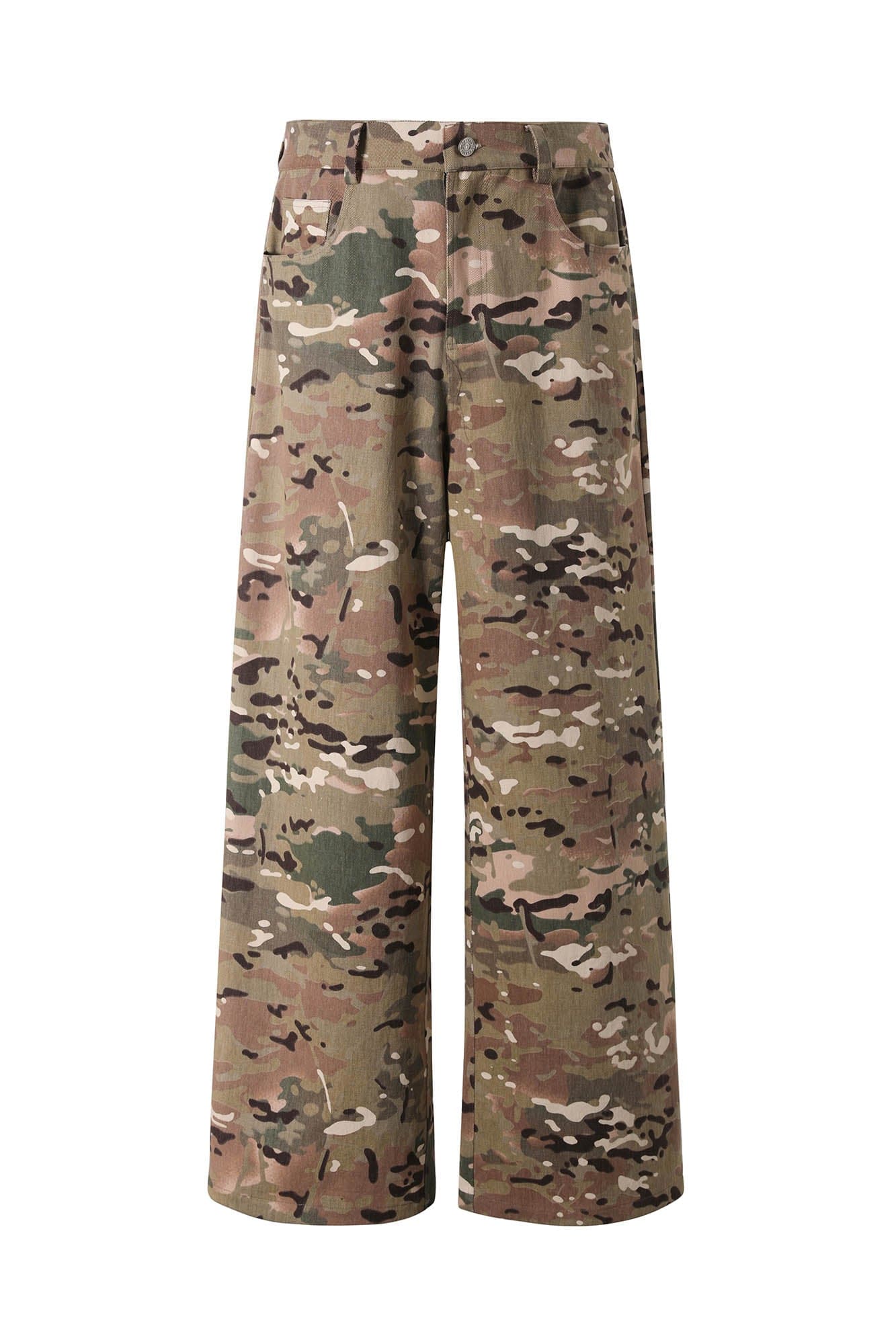 KREATE Camo Wide-Leg Pants