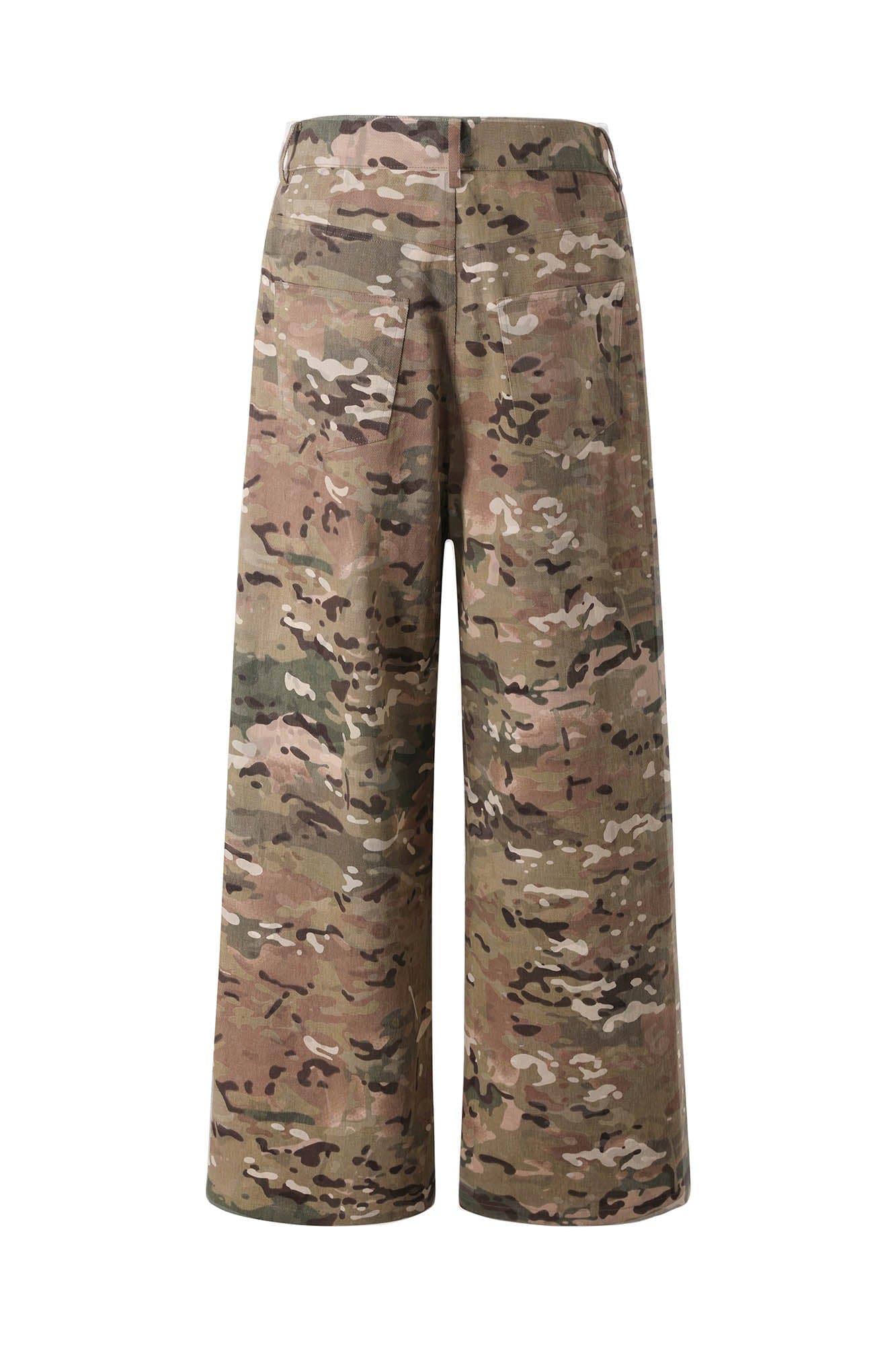 KREATE Camo Wide-Leg Pants