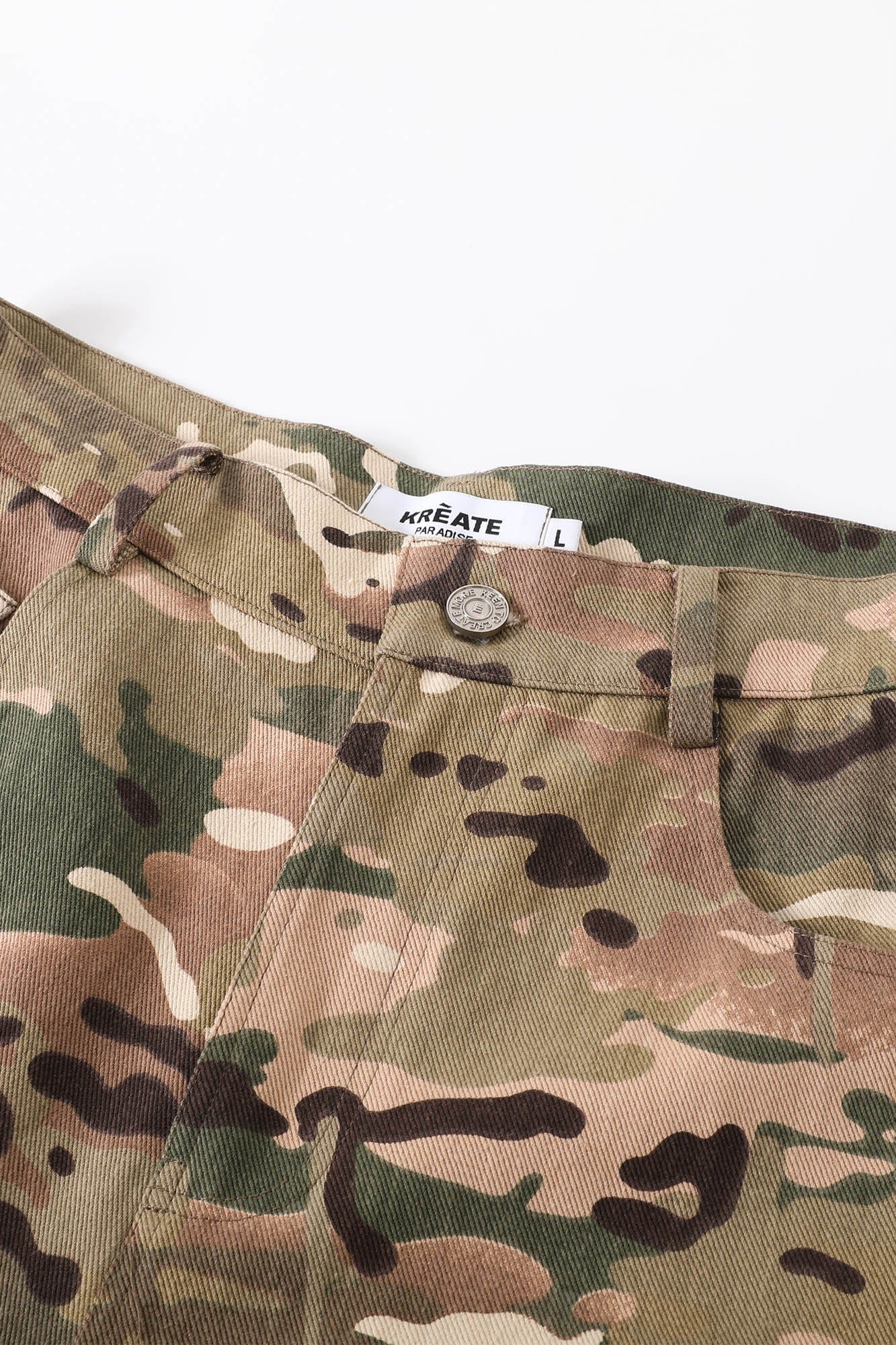 KREATE Camo Wide-Leg Pants