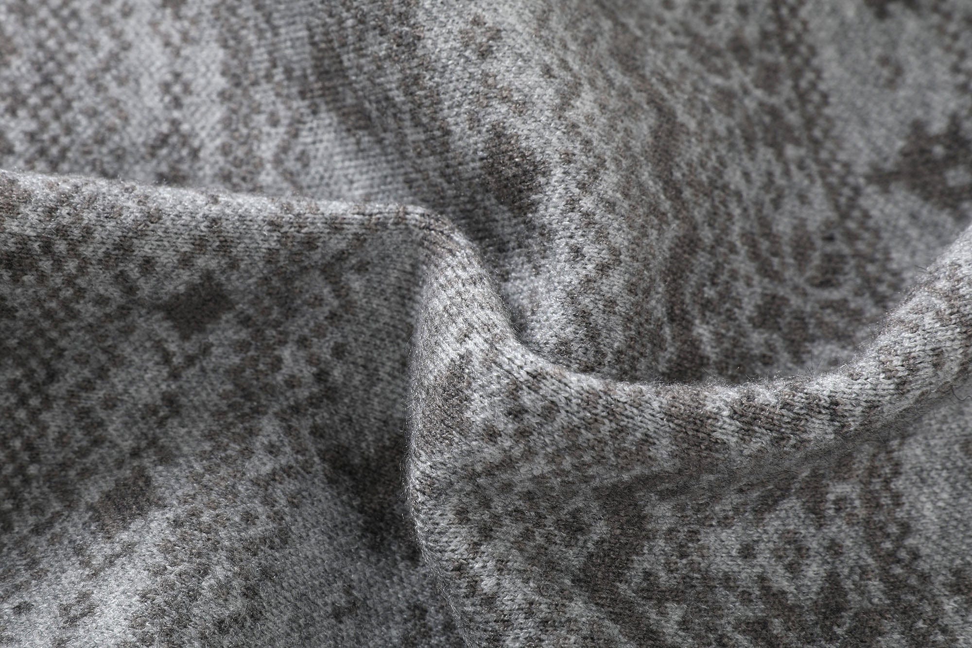 DONSMOKE Fair Isle Knit Wide-Leg Pants, premium urban and streetwear designers apparel on PROJECTISR.com, DONSMOKE