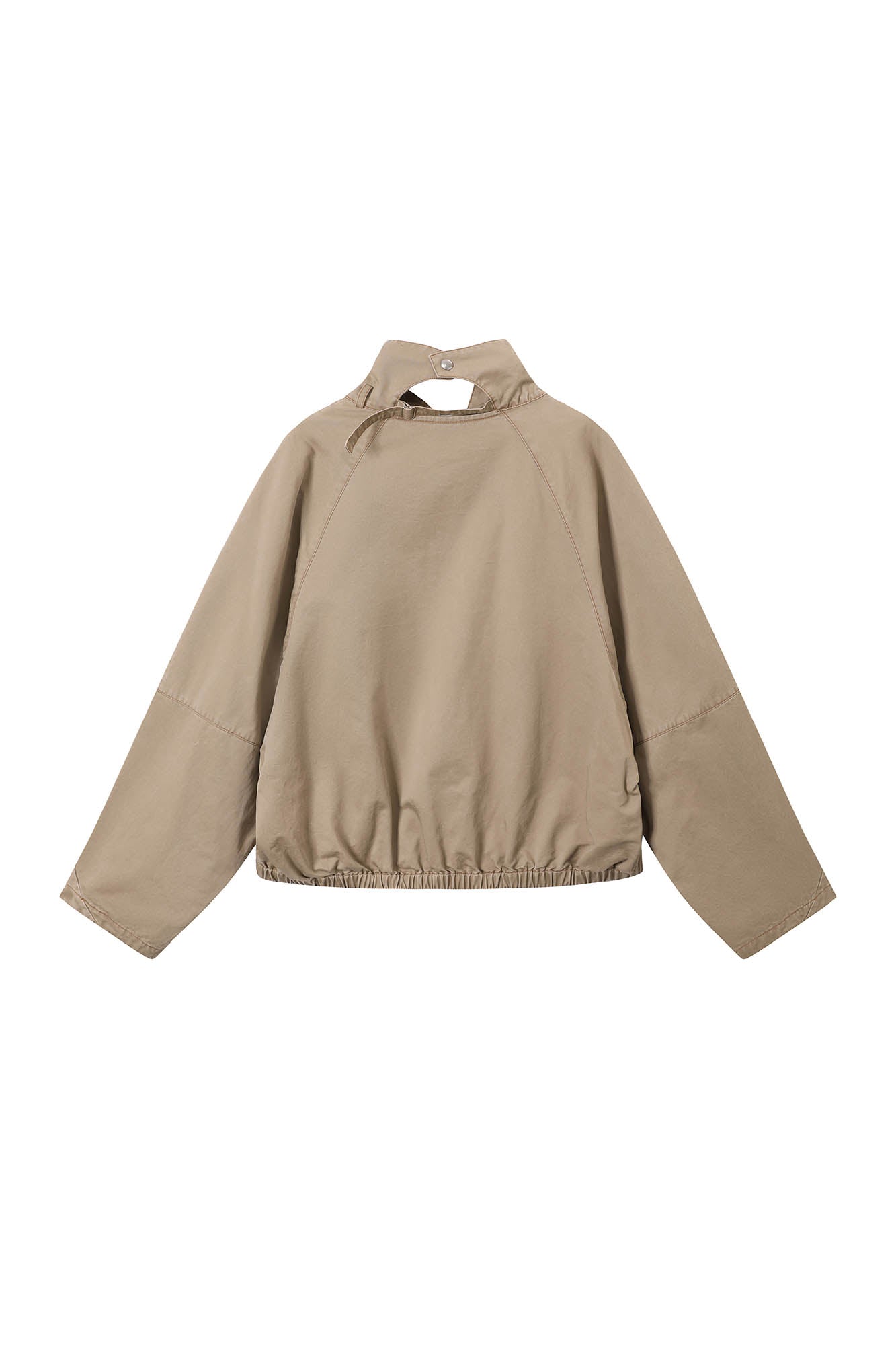 KREATE Cap-Collar Pullover Jacket