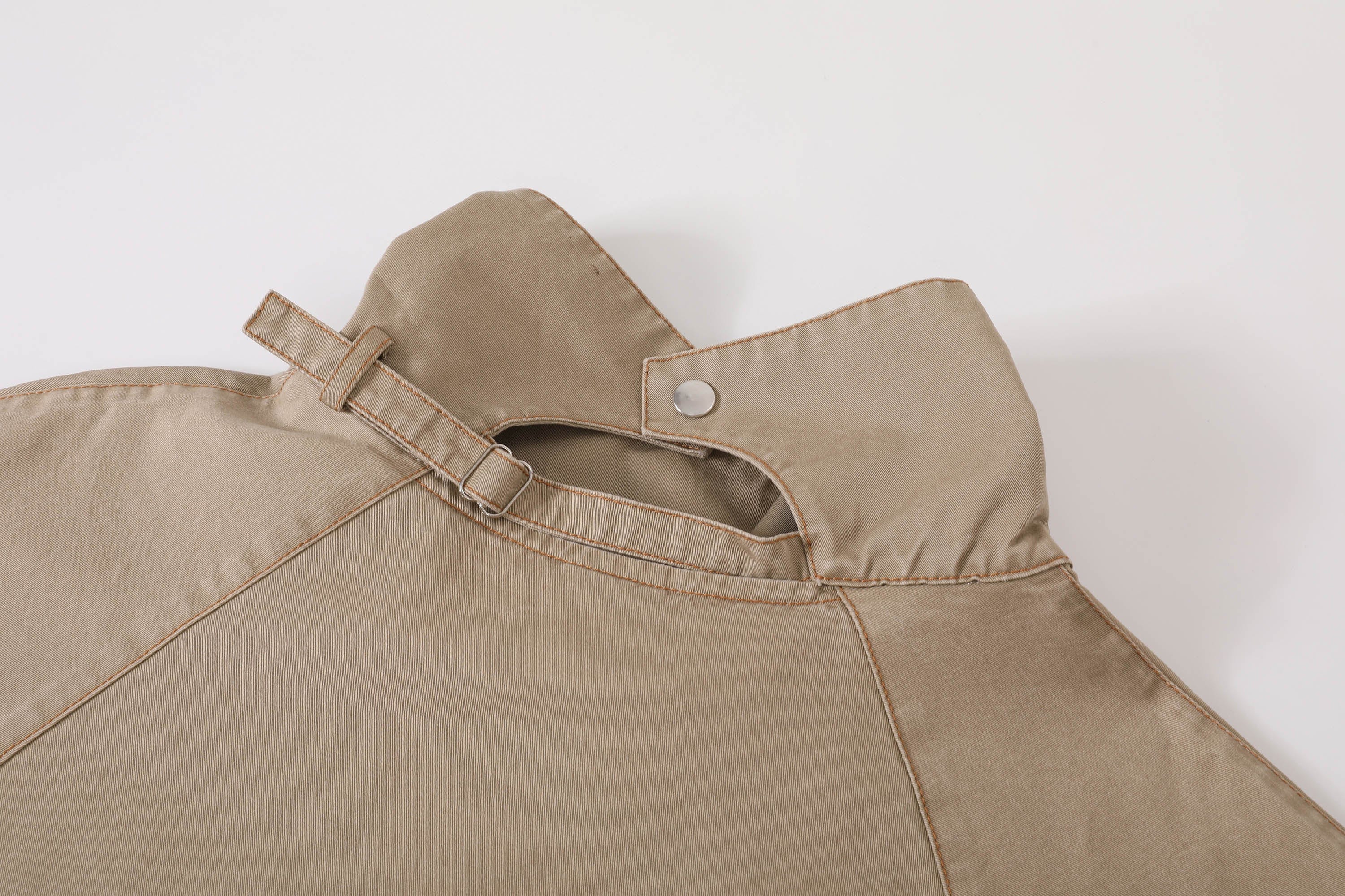 KREATE Cap-Collar Pullover Jacket