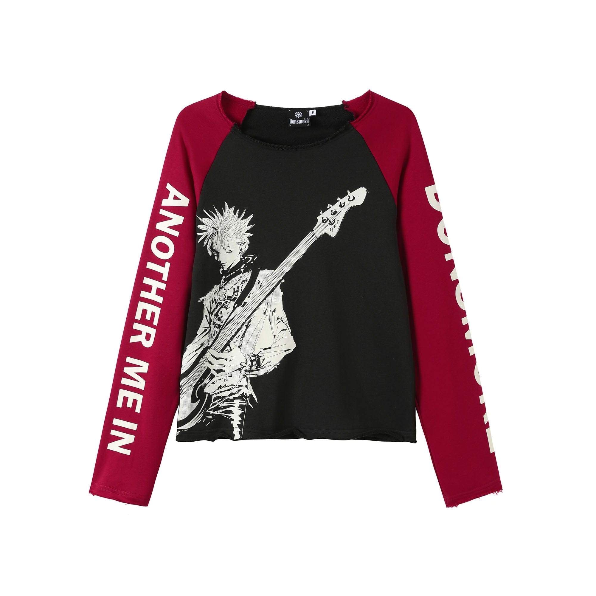 DONSMOKE × NANA Guitarist Contrast Raglan Long-Sleeve Tee, premium urban and streetwear designers apparel on PROJECTISR.com, DONSMOKE