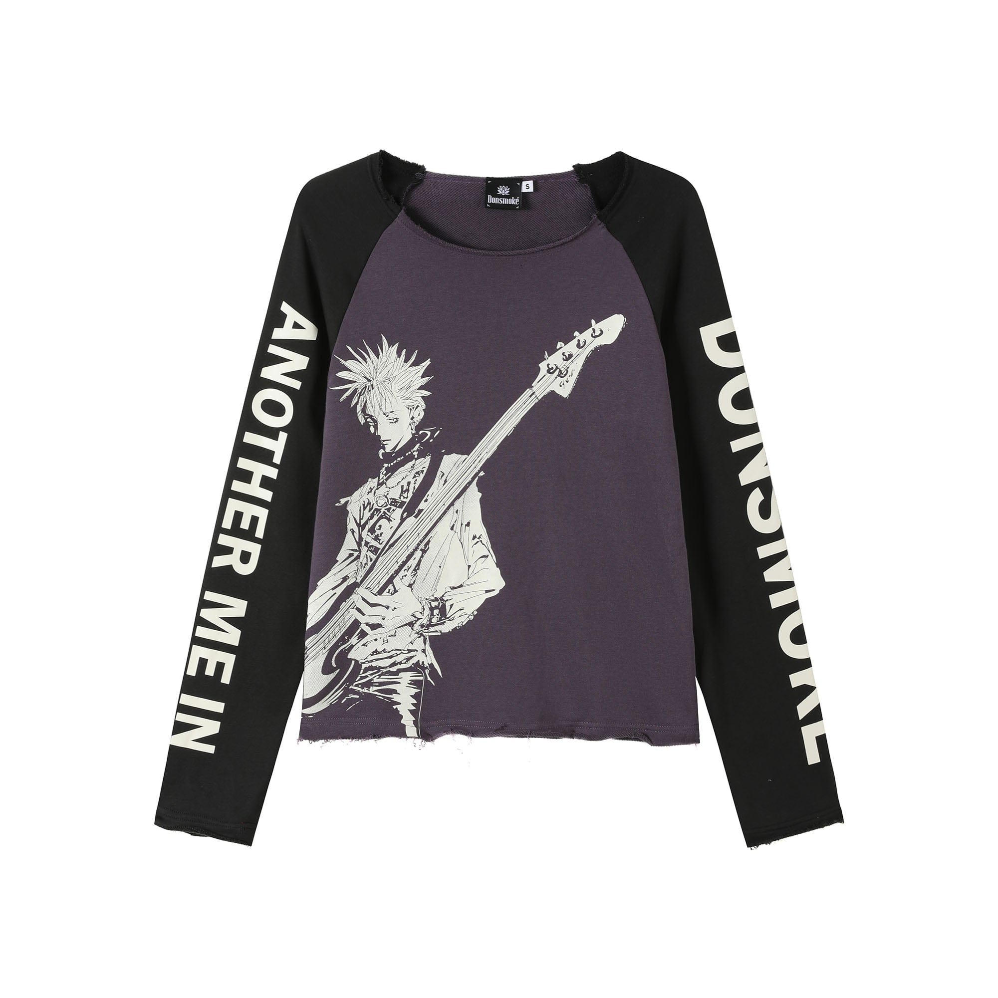 DONSMOKE × NANA Guitarist Contrast Raglan Long-Sleeve Tee, premium urban and streetwear designers apparel on PROJECTISR.com, DONSMOKE