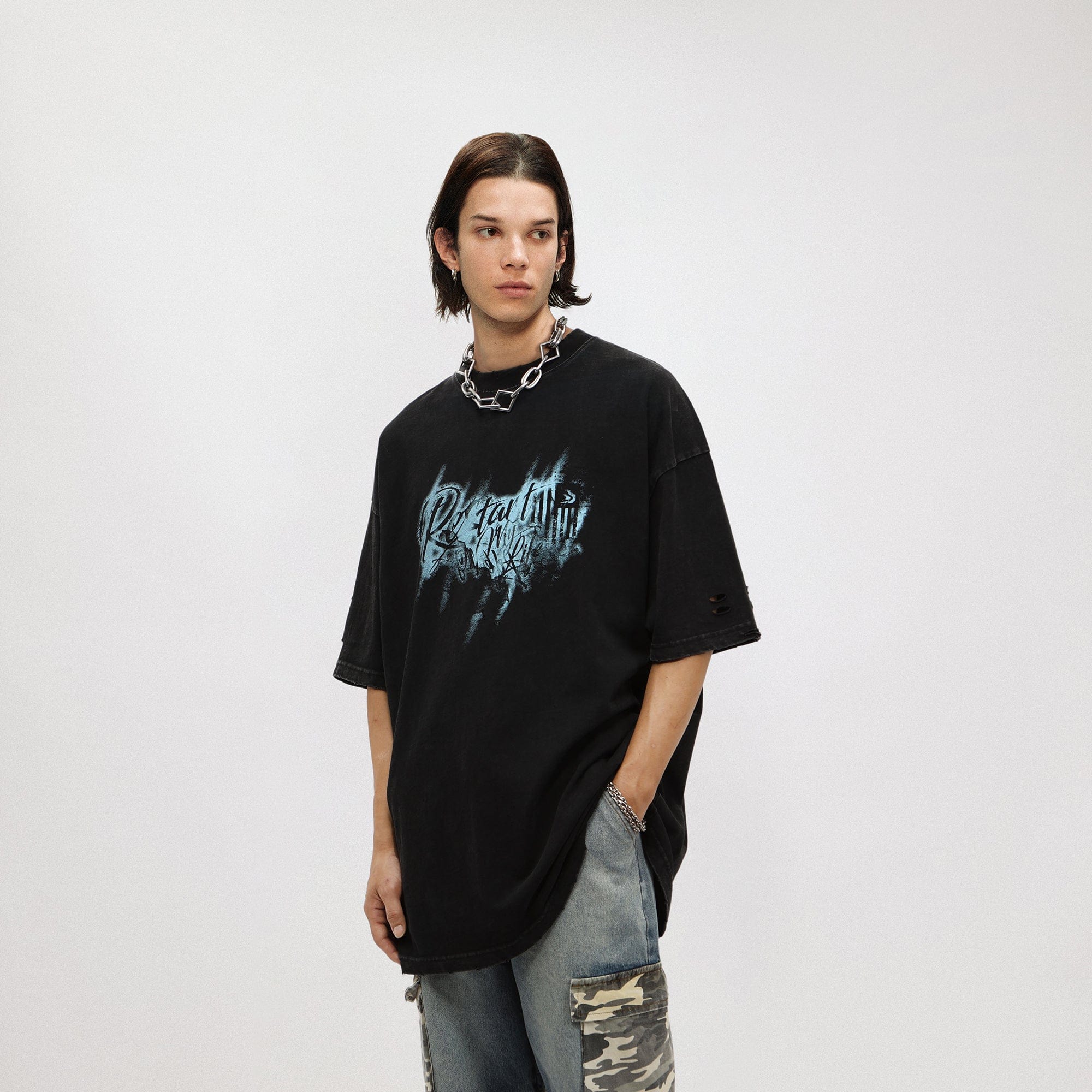 OVDY Restart Ripped T-Shirt