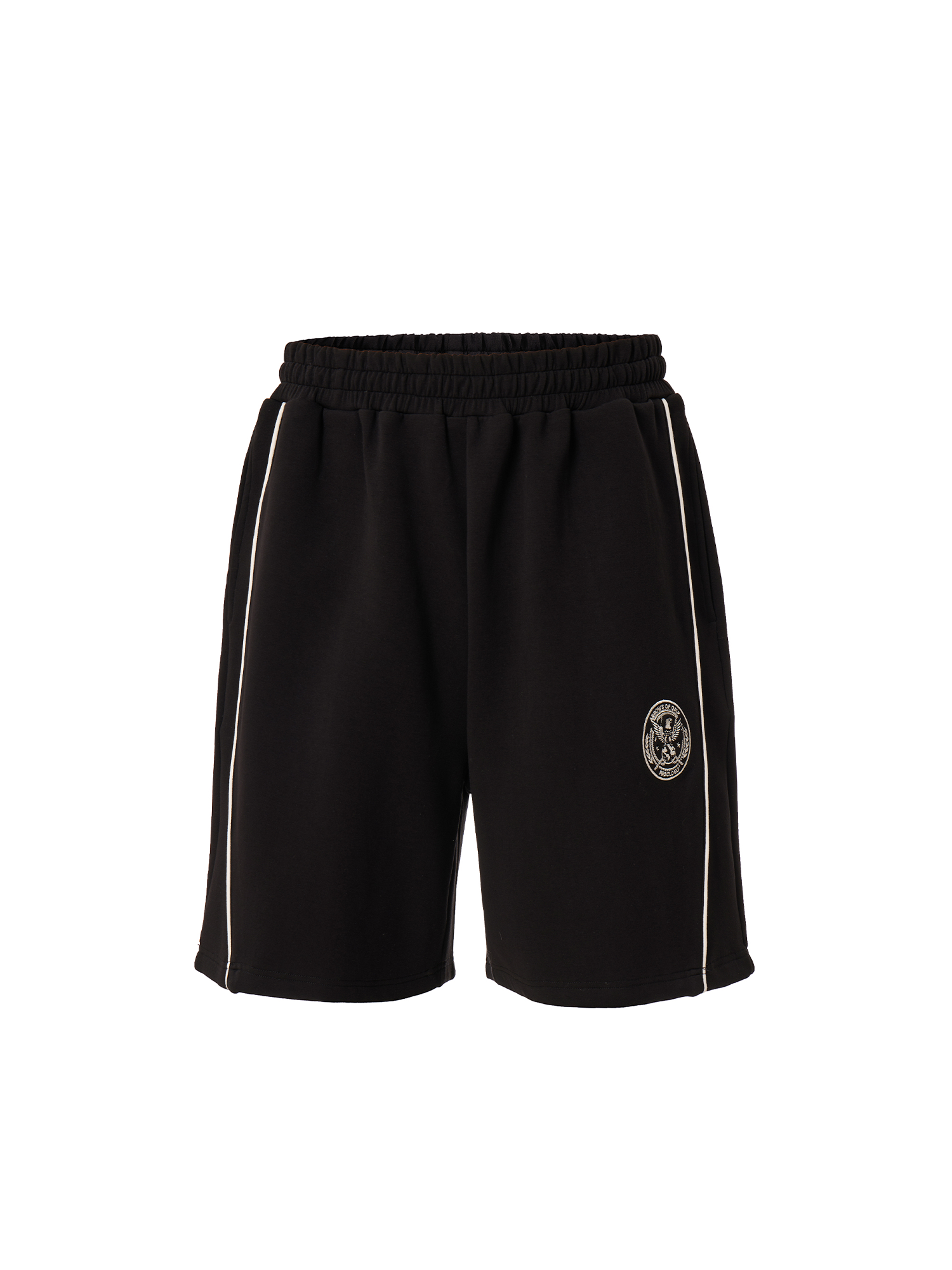 F2CE Cotton Side-Stripe Badge Sport Shorts