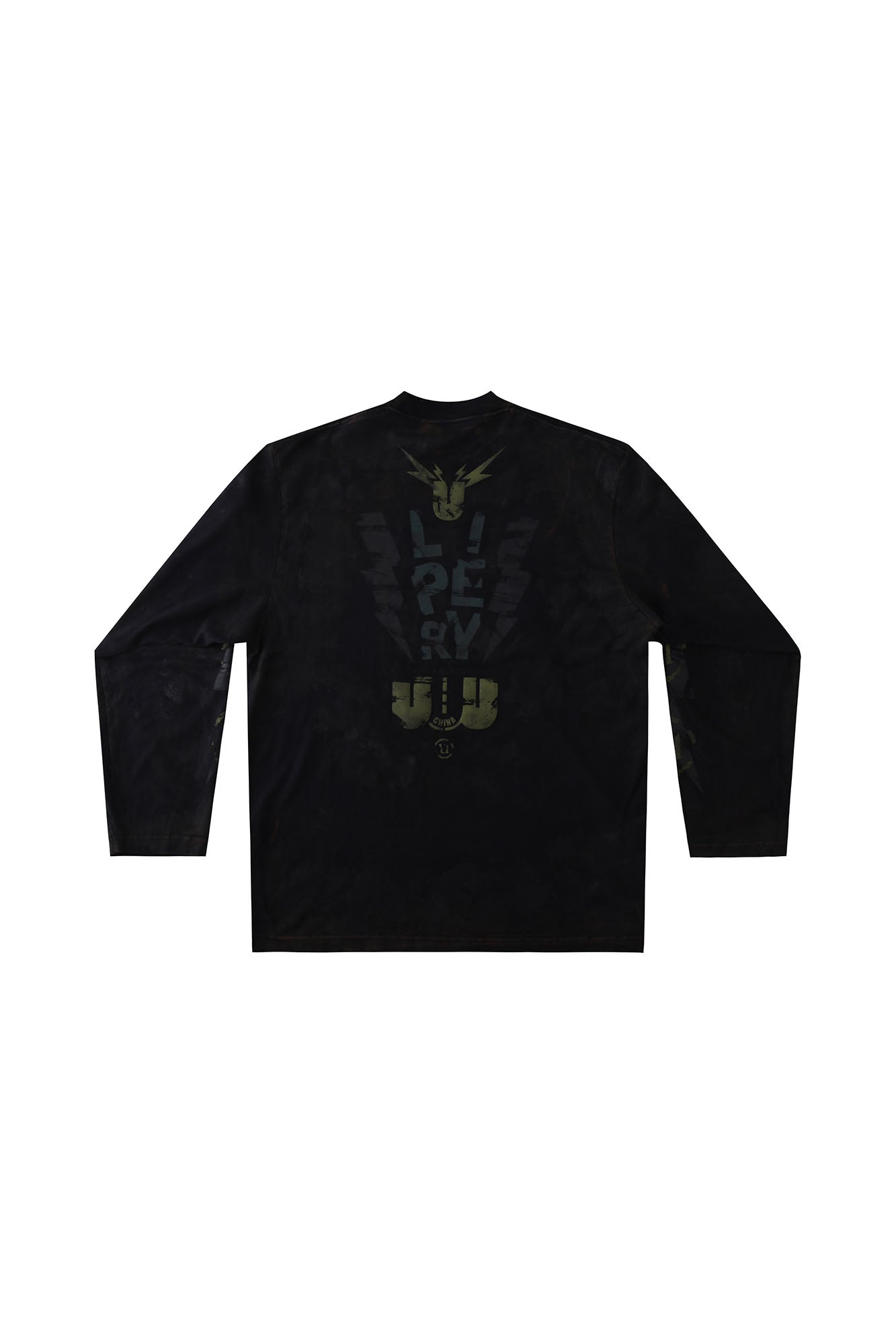 ULIPERY Rammstein Forehead Spike Long Sleeve Tee