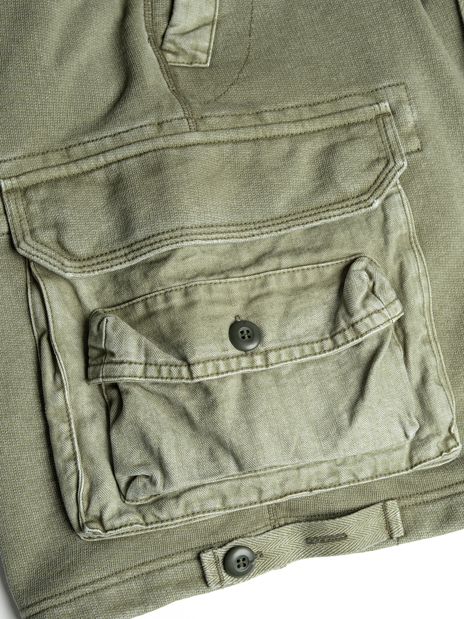 NEIGBORL Utility Multi-Pocket Drawstring Sweat Shorts