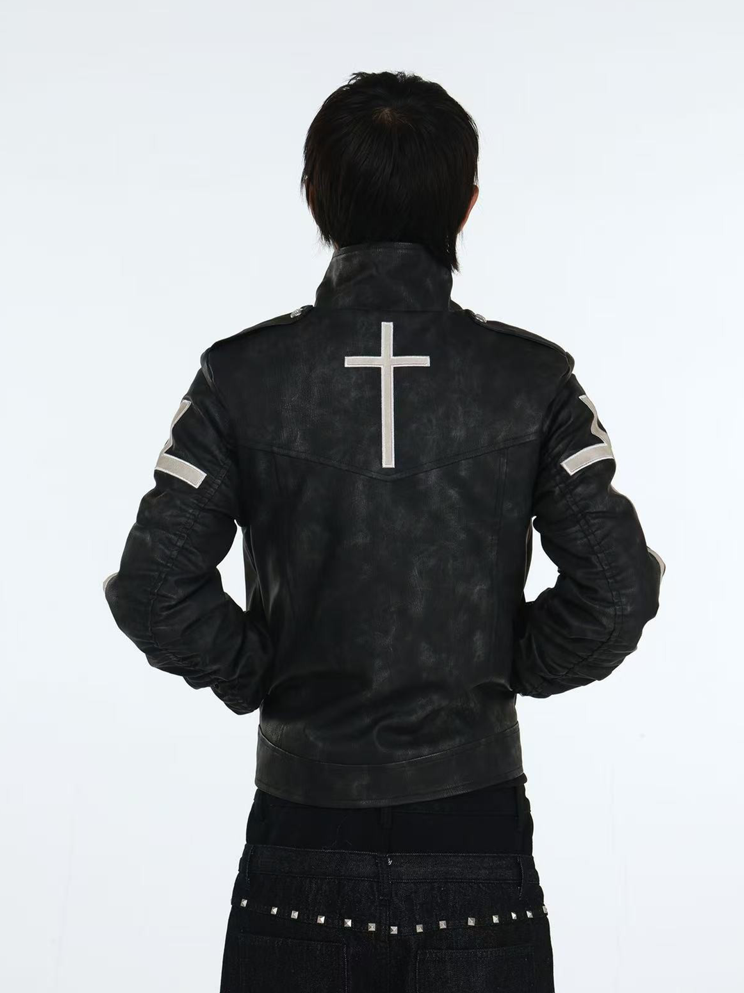 DETW Cross-Button Structured Coat