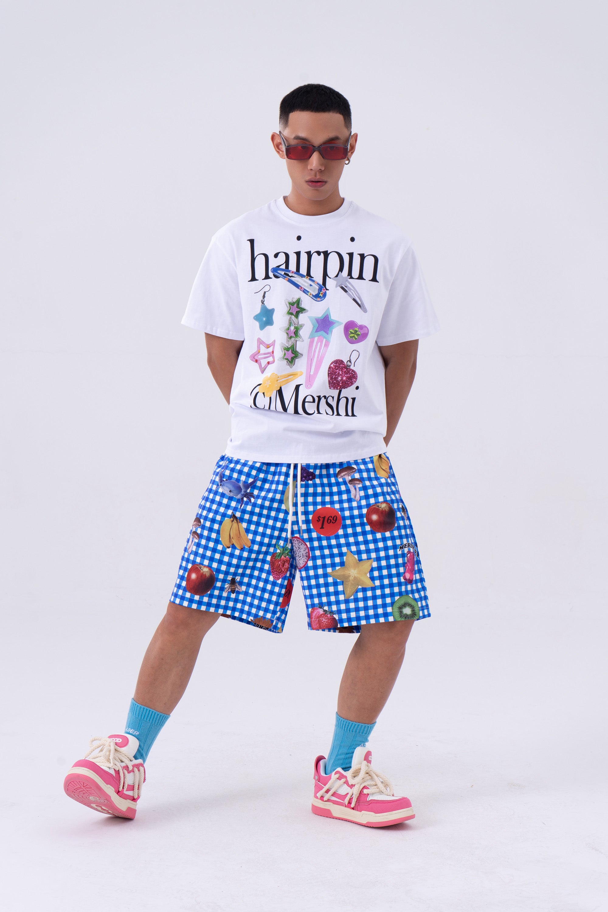 CLP Fruits Plaid Shorts