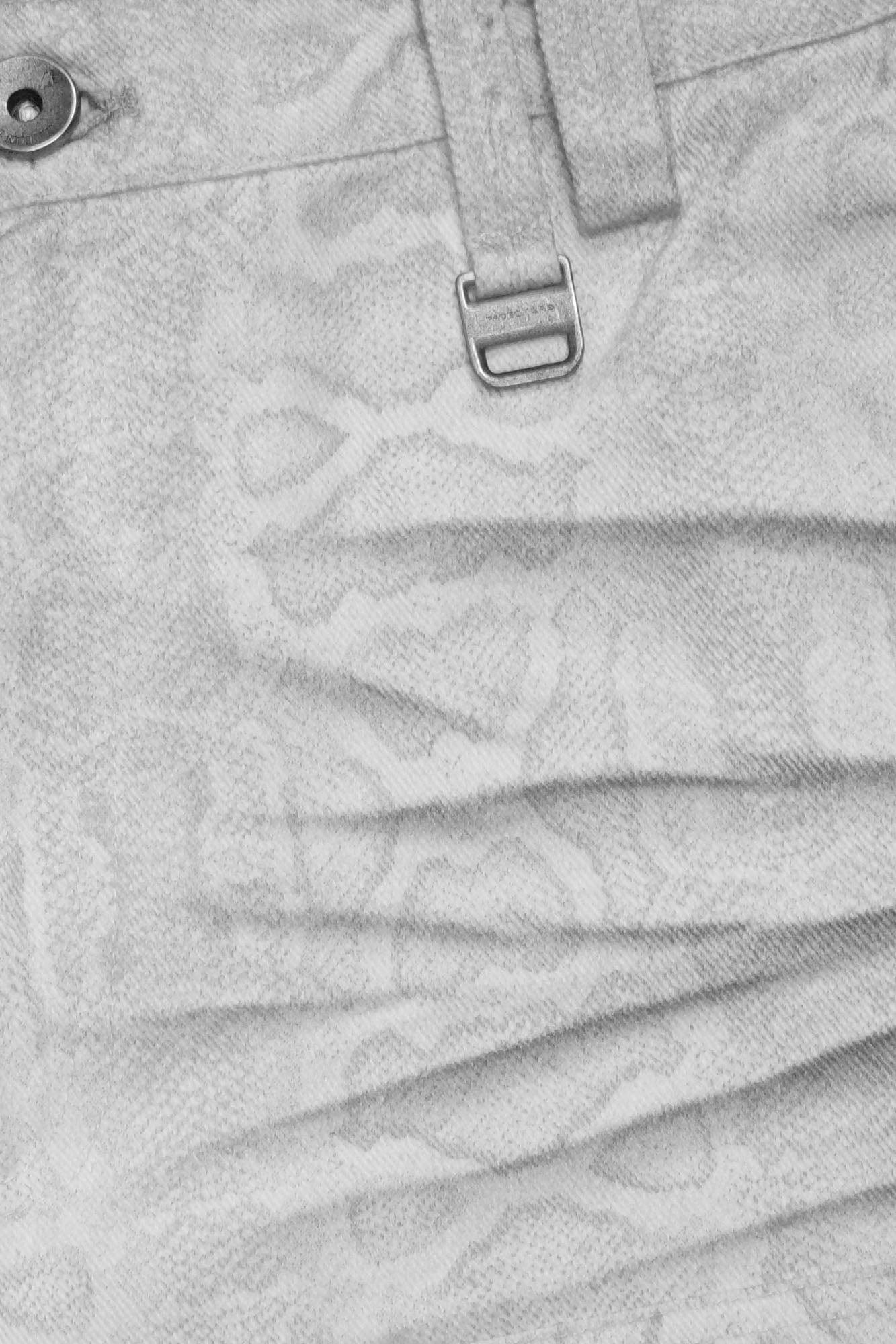 FACEONLAB Distressed Deconstructed Ripped Cargo Shorts, premium urban and streetwear designers apparel on PROJECTISR.com, FACEONLAB