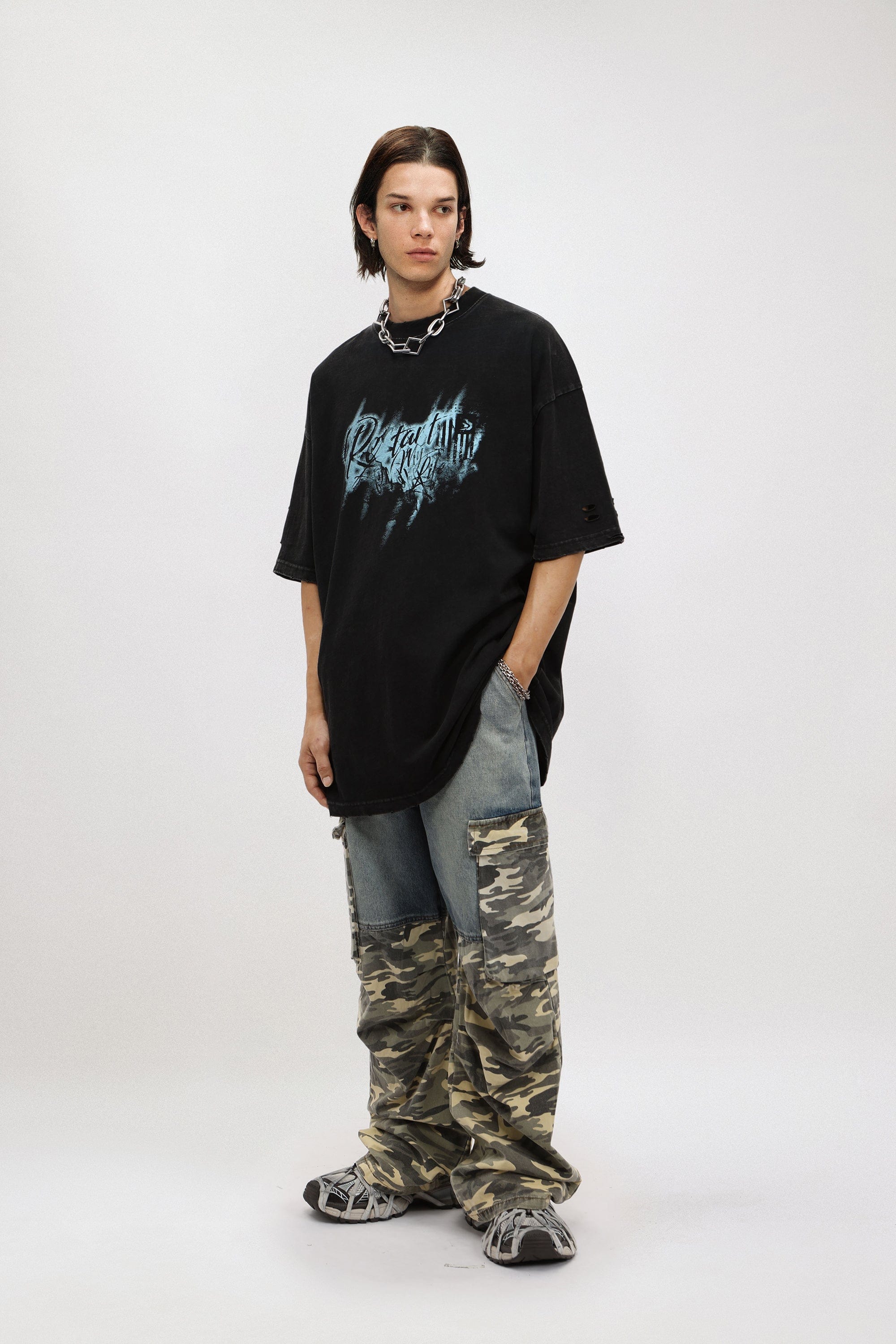 OVDY Restart Ripped T-Shirt