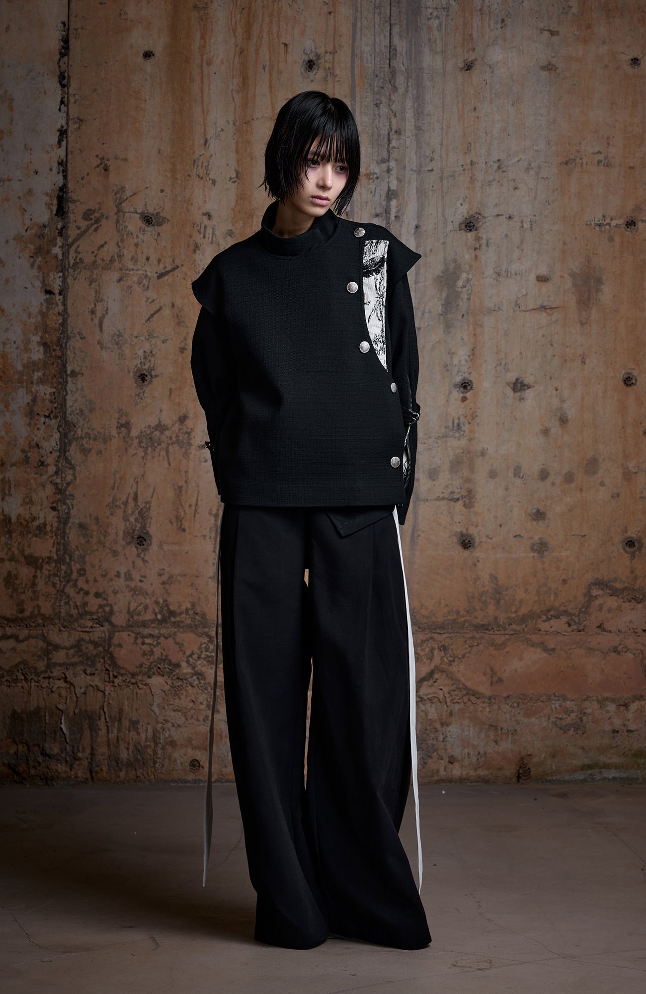 2000RSK Deconstructed Spliced Zippered Fencing Jacket