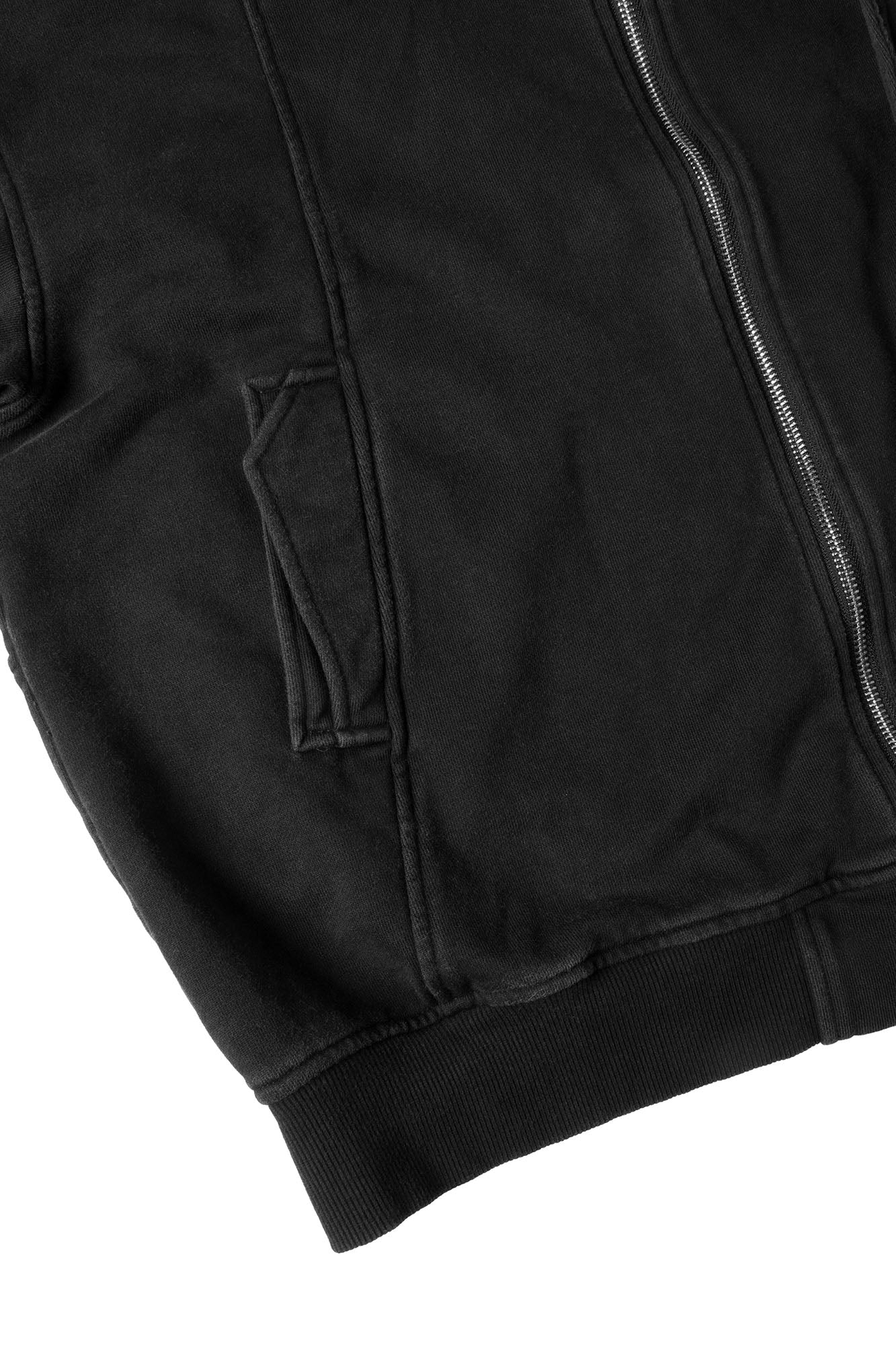 RELABEL Detachable Faux Fur Hood Jacket Black