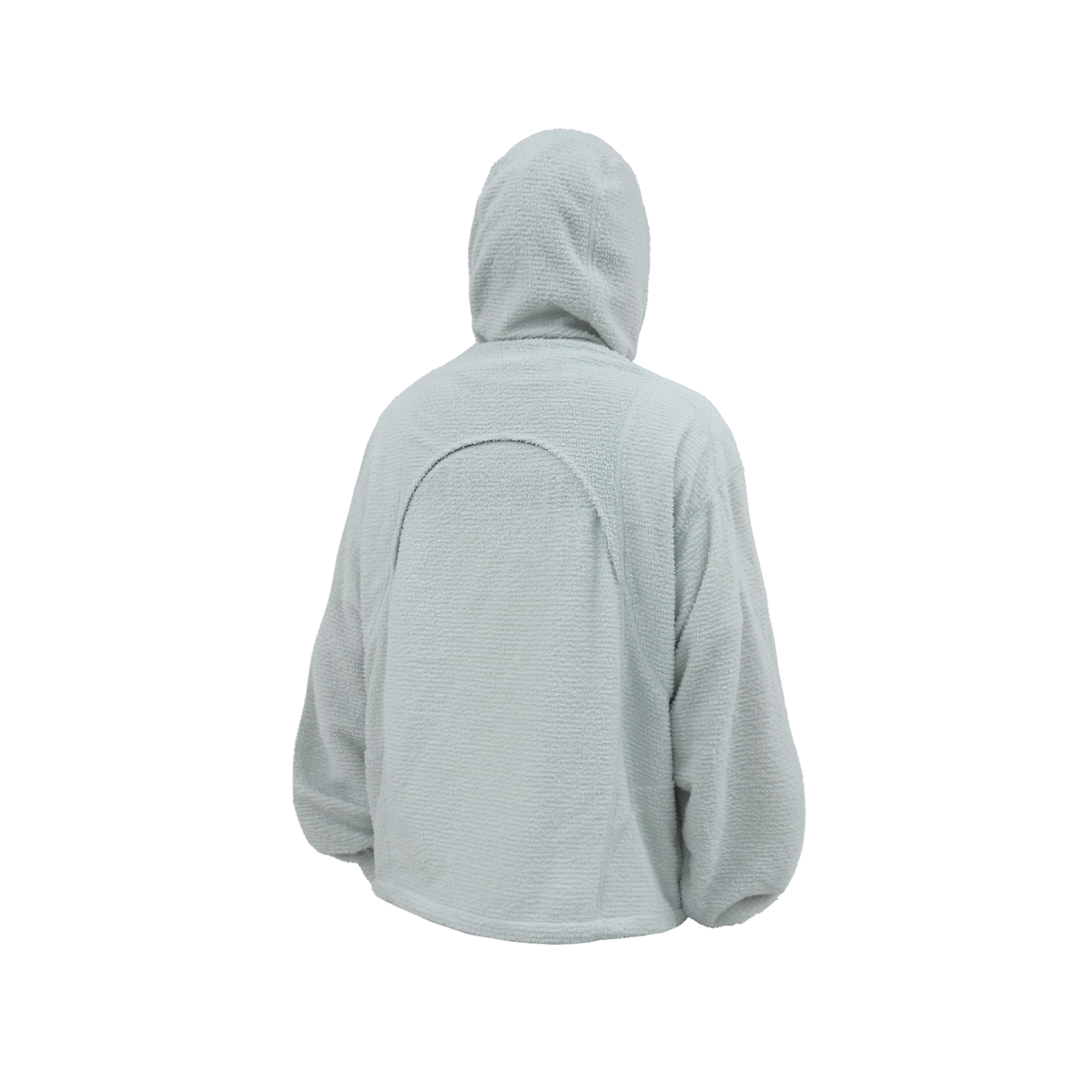 RELABEL Deconstructed Spliced Fleece Hooded Jacket