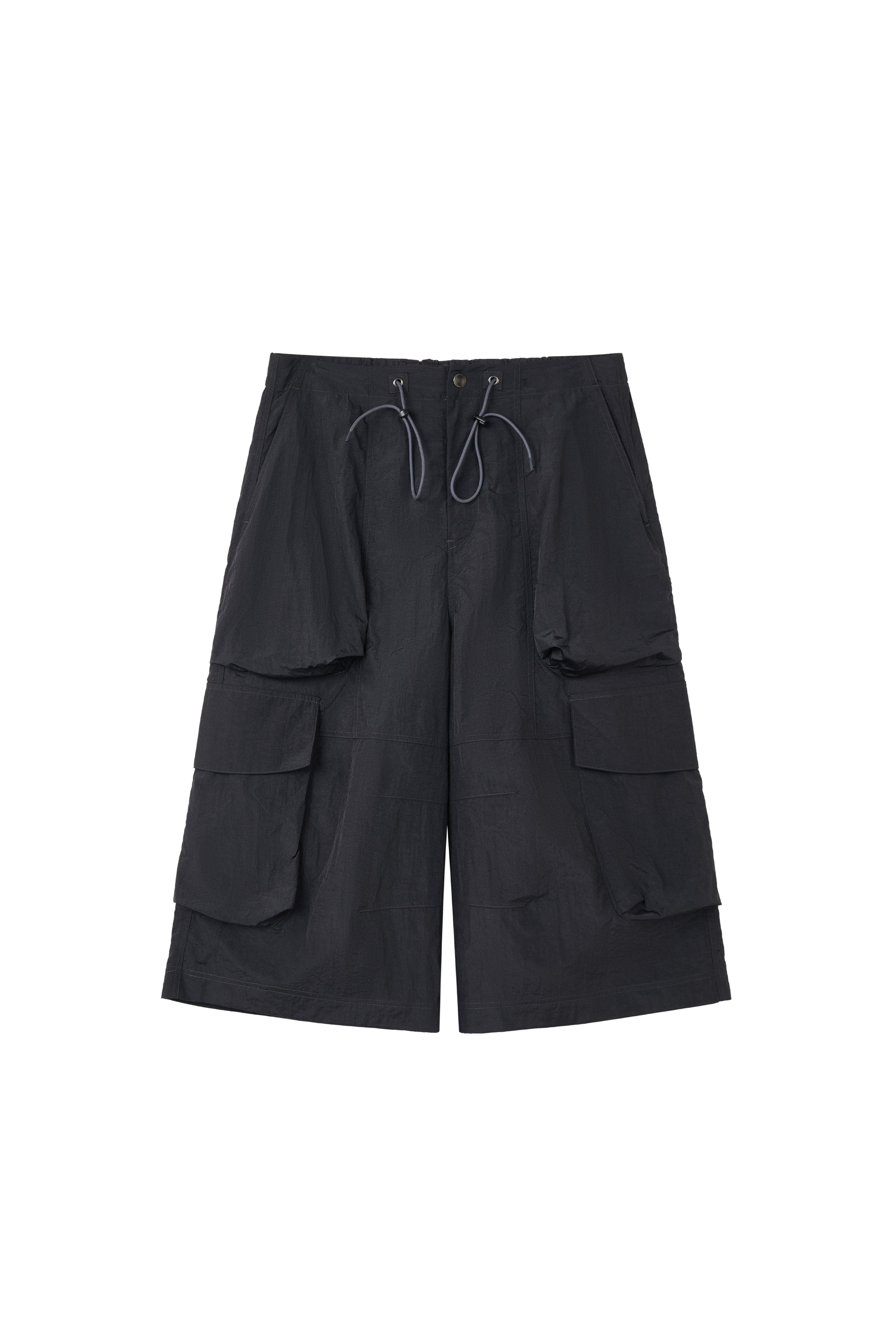 OPICLOTH Multi-Pocket Drawstring Cargo Shorts