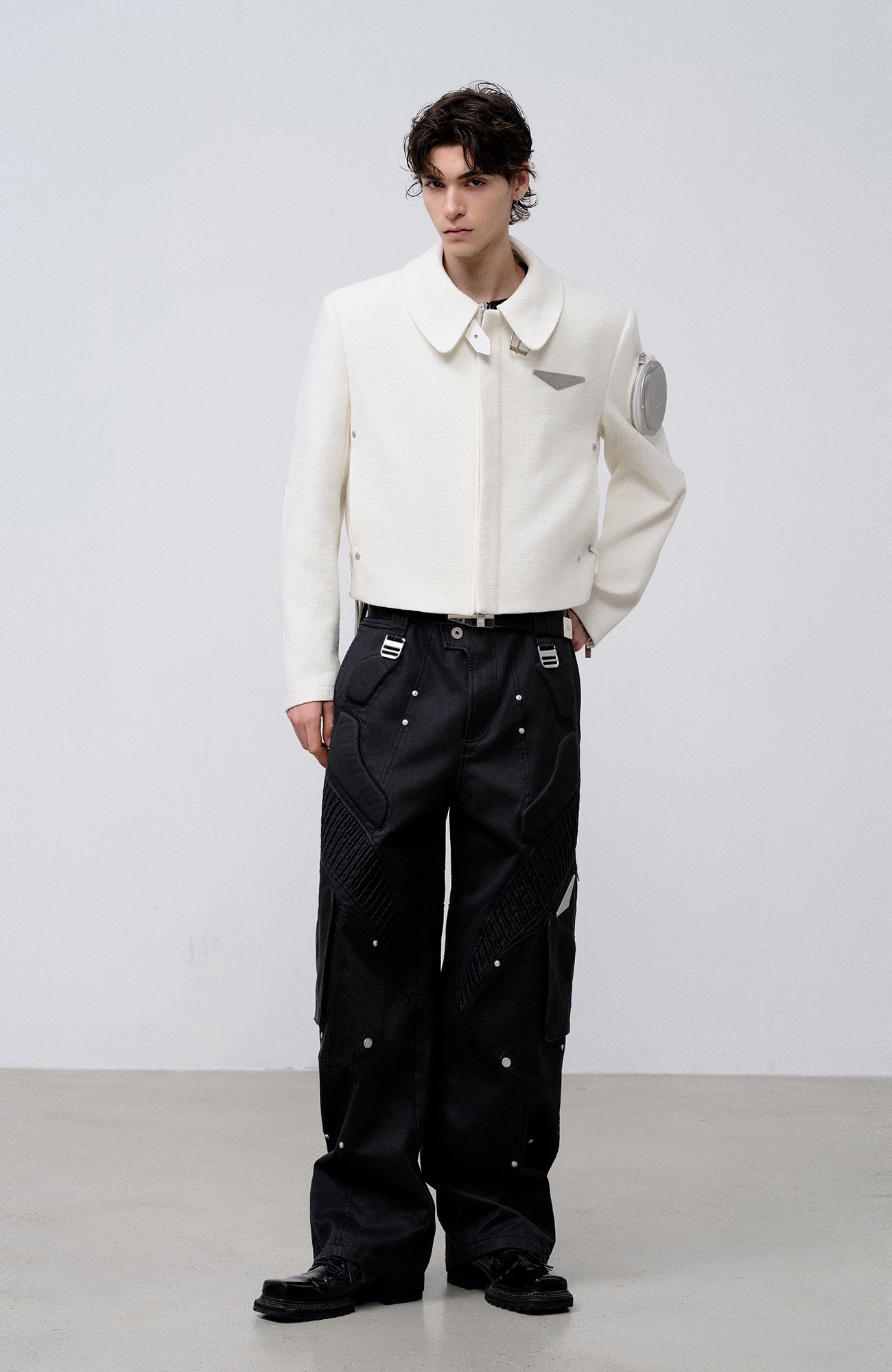 FACEONLAB Futuristic Multi-Pocket Utility Trousers