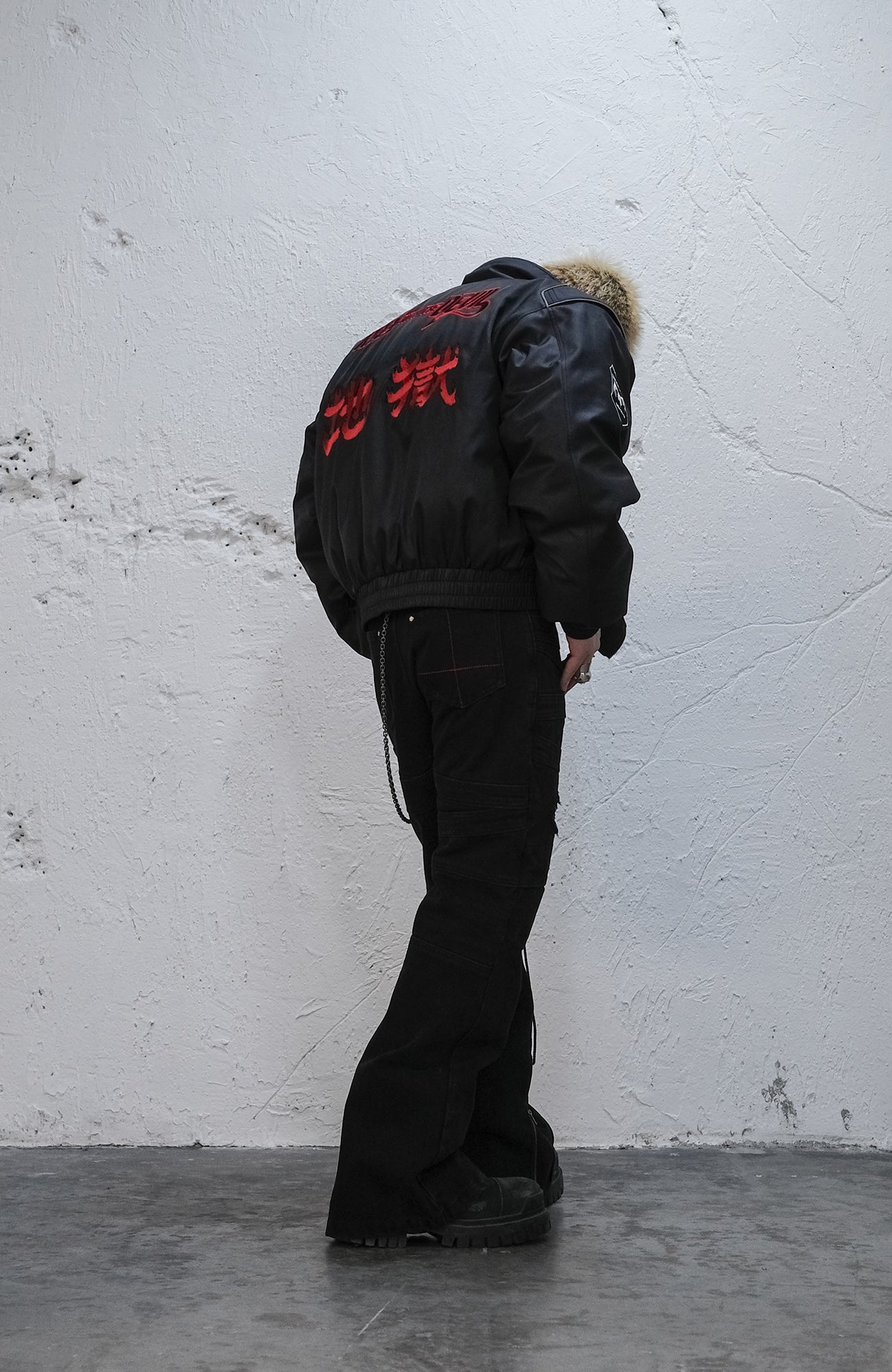 UNDERWATER Hell Racer Embroidered Padded Bomber